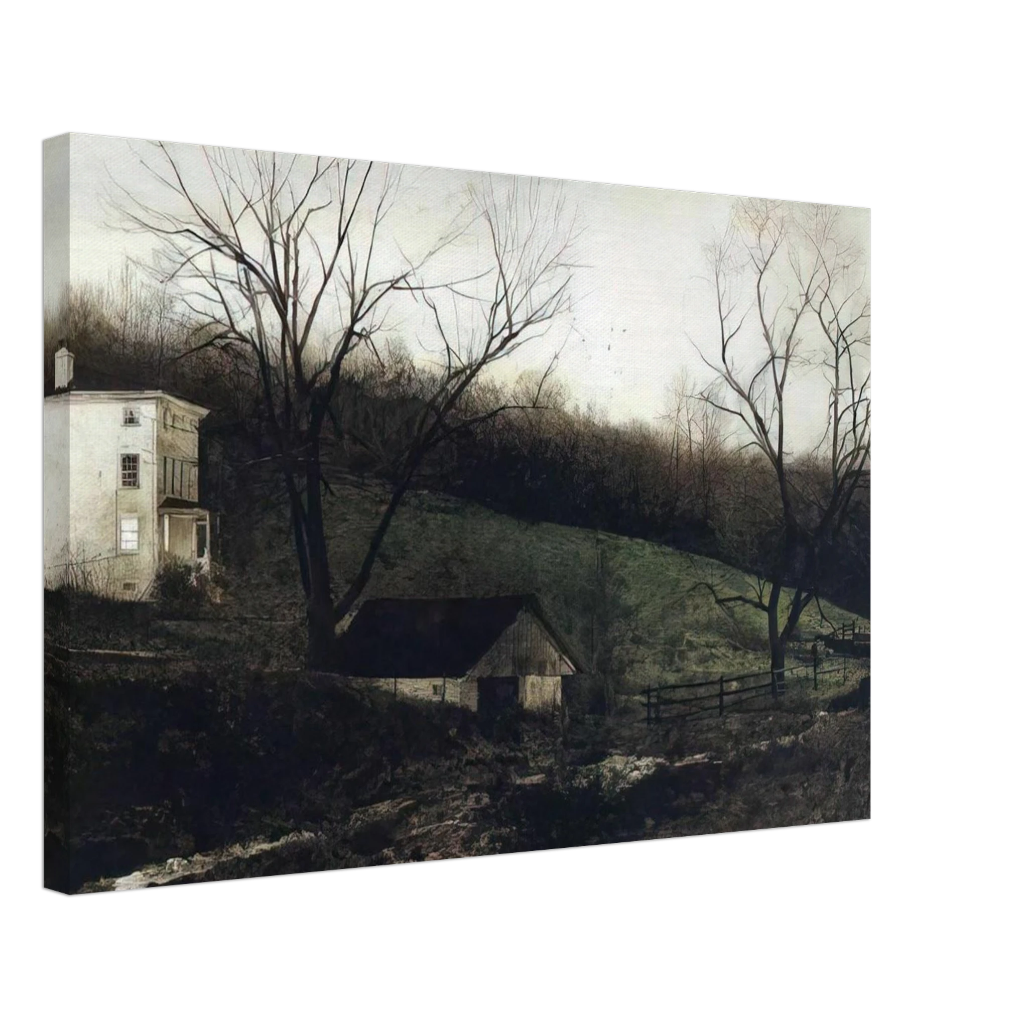 EVENING AT KUERNERS Canvas | Andrew Wyeth Canvas | Andrew Wyeth Prints