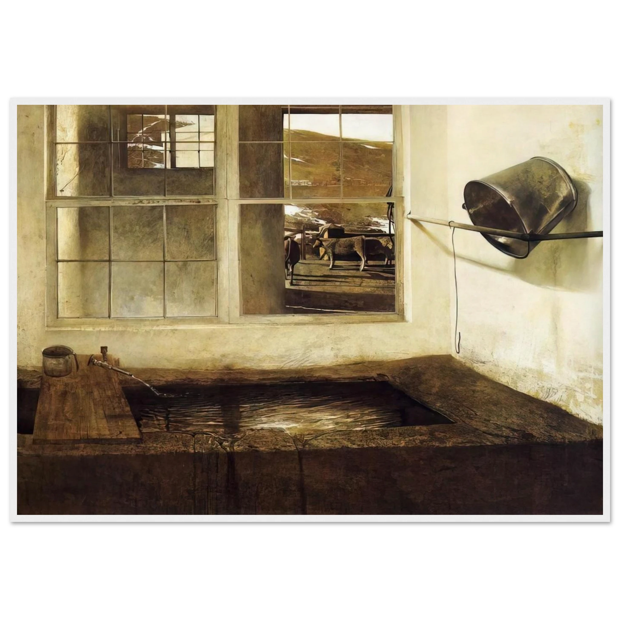 SPRING FED Framed Poster | Andrew Wyeth Framed Prints Wall Art | Andrew Wyeth Prints