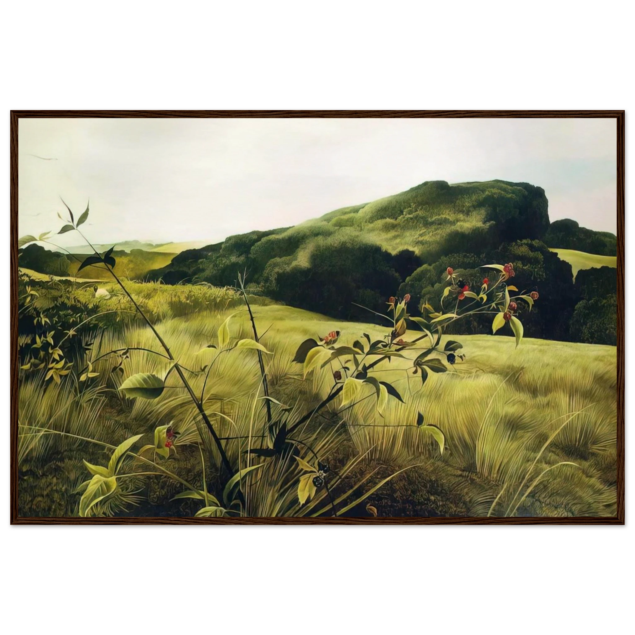 BLACKBERRY PICKER Framed Poster | Andrew Wyeth Framed Prints Wall Art | Andrew Wyeth Prints