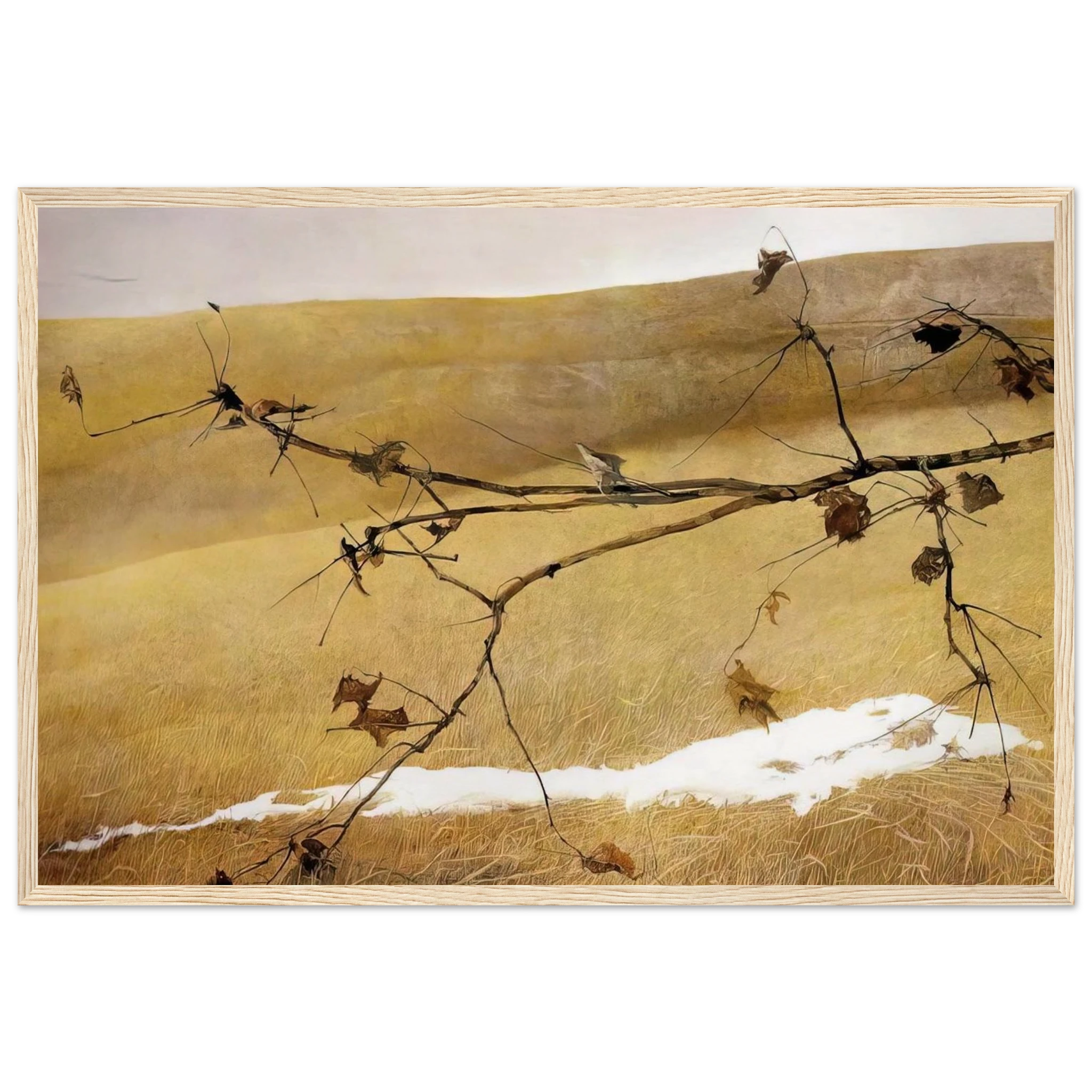 LONG LIMB Framed Poster | Andrew Wyeth Framed Prints Wall Art | Andrew Wyeth Prints