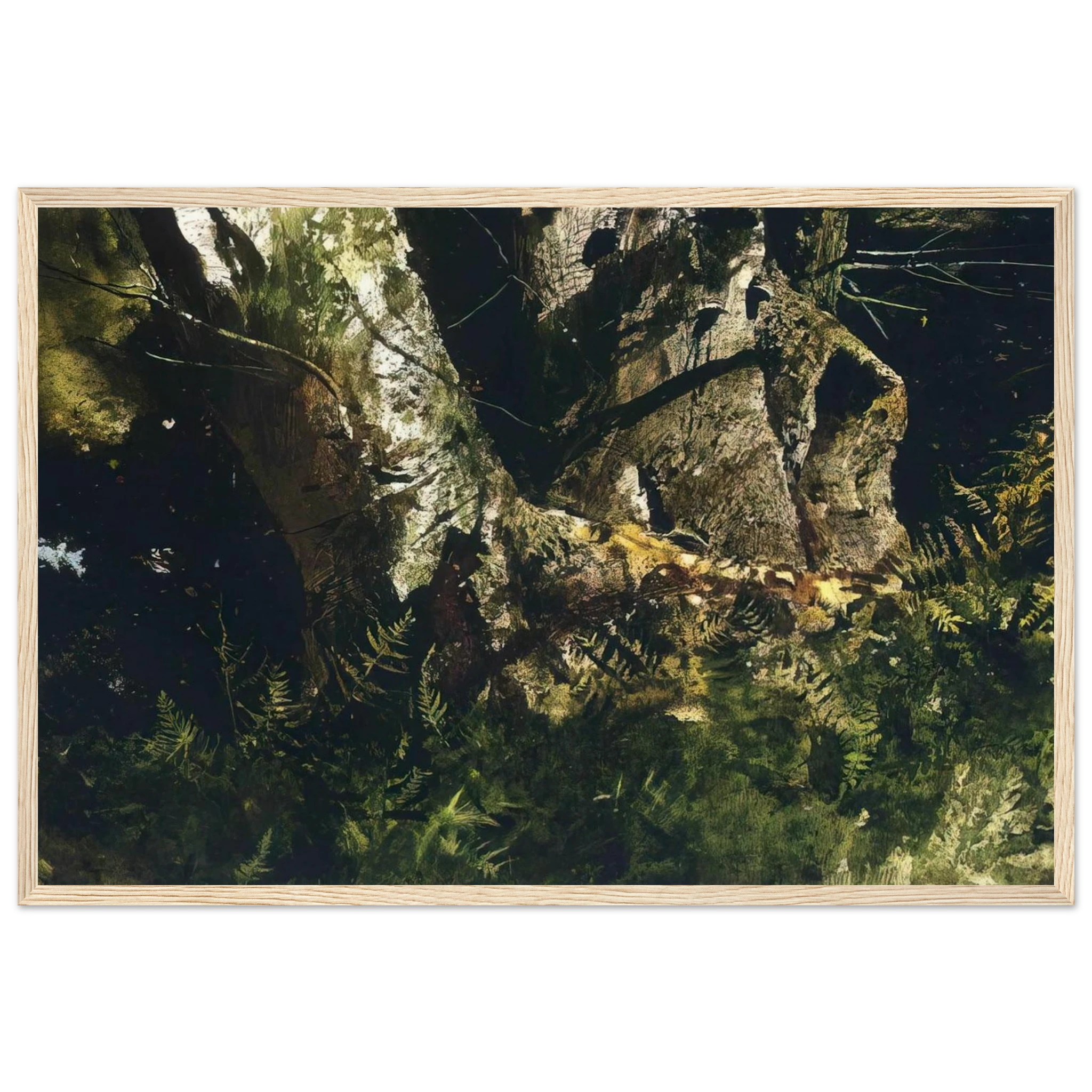 VIRGIN BIRCH 1982 Framed Poster | Andrew Wyeth Framed Prints Wall Art | Andrew Wyeth Prints