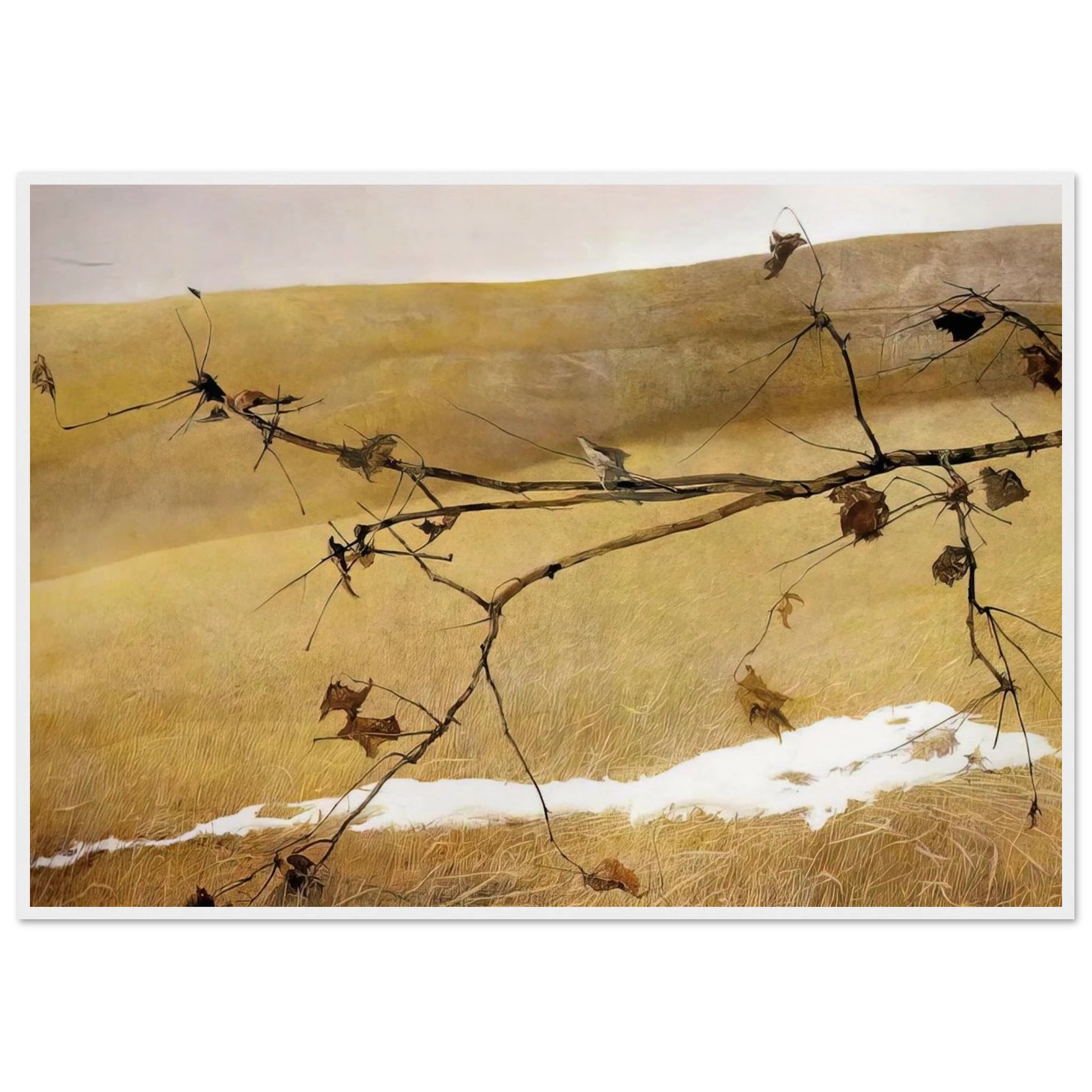LONG LIMB Framed Poster | Andrew Wyeth Framed Prints Wall Art | Andrew Wyeth Prints