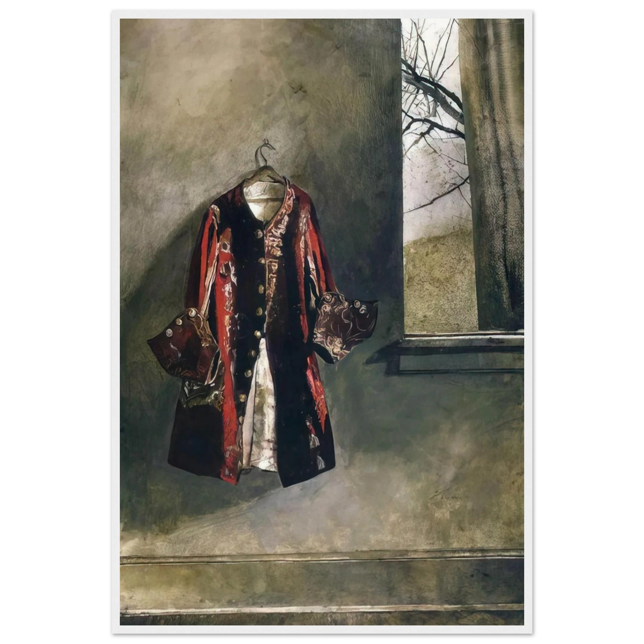 CURTAIN CALL Framed Poster | Andrew Wyeth Framed Prints Wall Art | Andrew Wyeth Prints