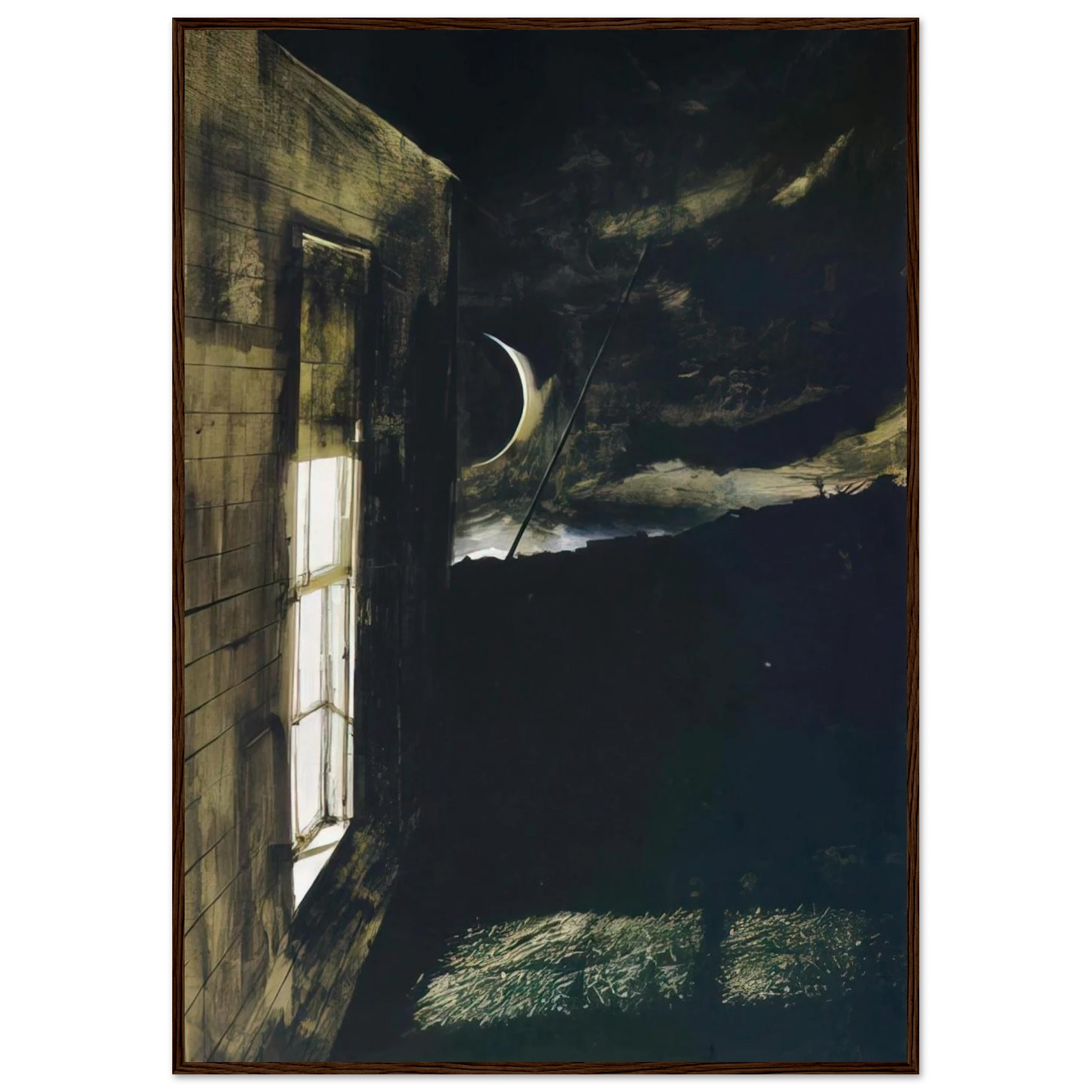 CRESCENT MOON Framed Poster | Andrew Wyeth Framed Prints Wall Art | Andrew Wyeth Prints