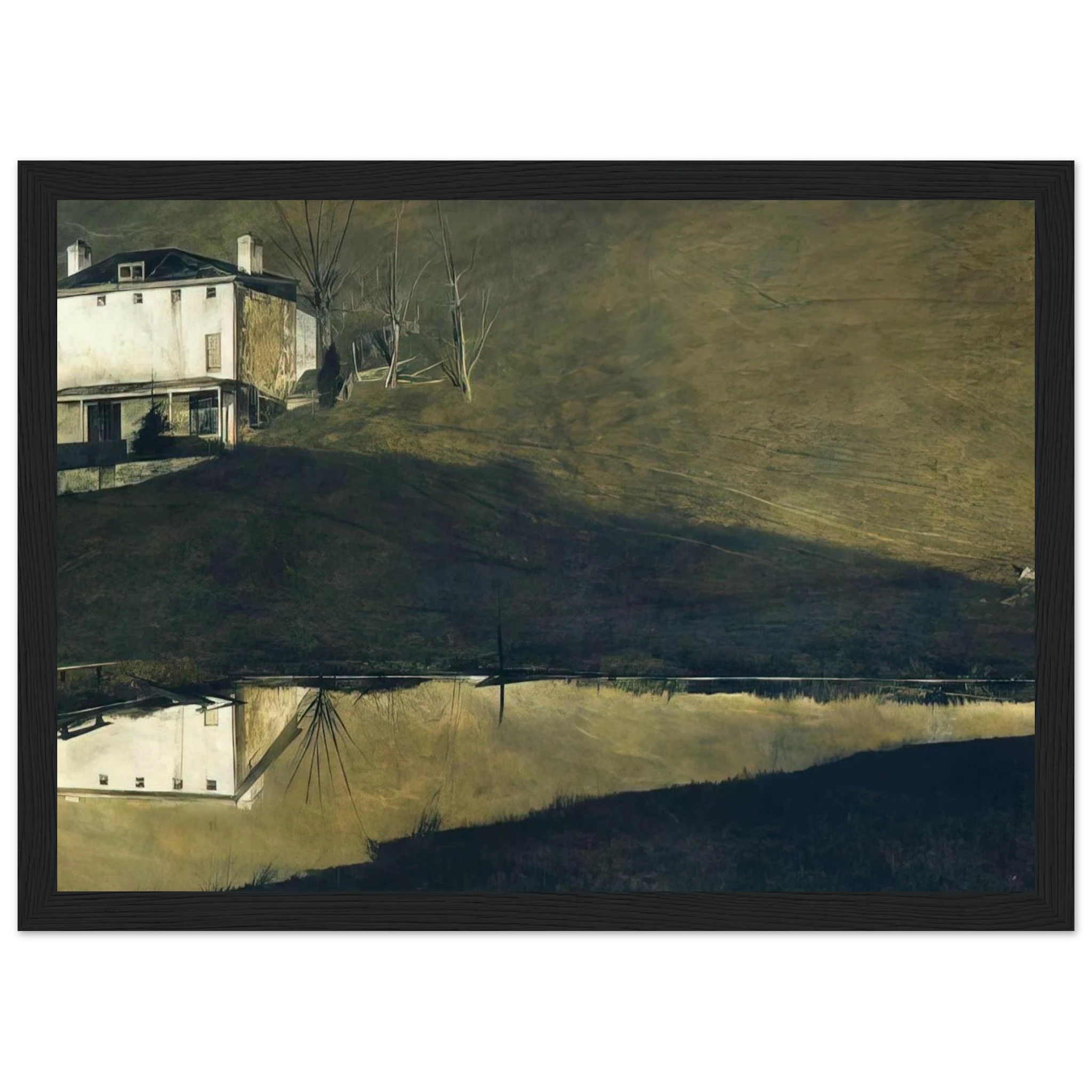 BROWN SWISS Framed Poster | Andrew Wyeth Framed Prints Wall Art | Andrew Wyeth Prints
