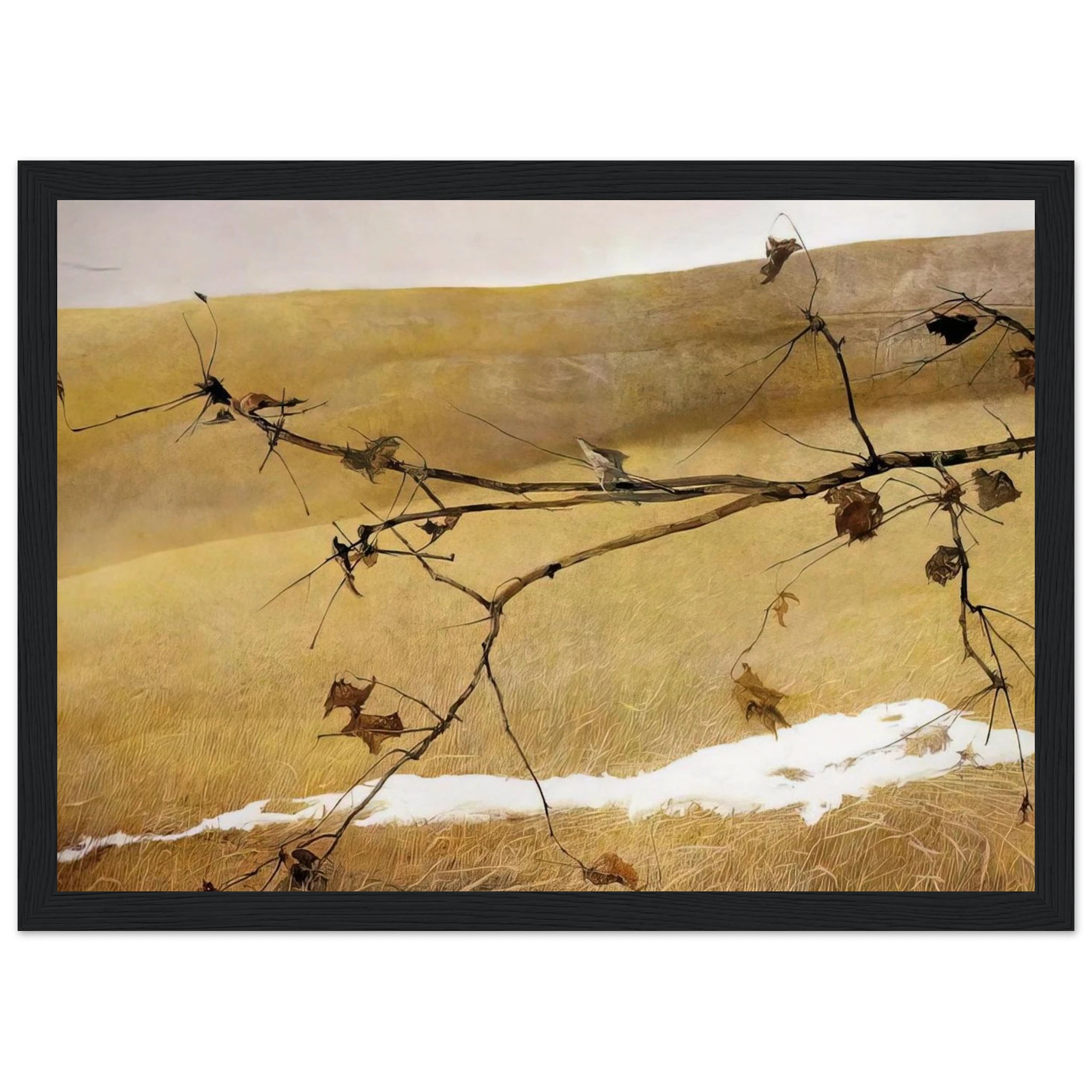 LONG LIMB Framed Poster | Andrew Wyeth Framed Prints Wall Art | Andrew Wyeth Prints