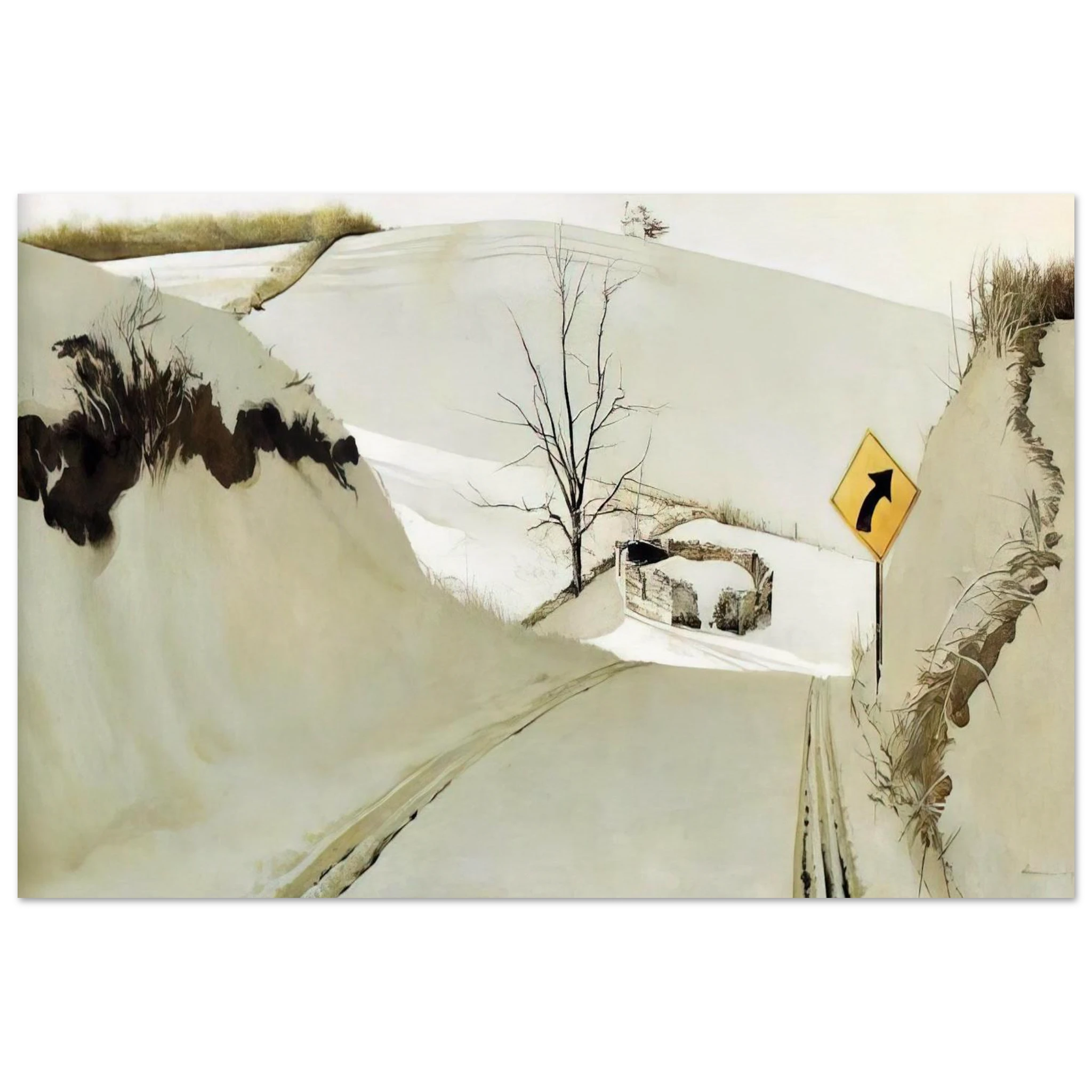 RING ROAD Poster | Andrew Wyeth Poster | Andrew Wyeth Prints