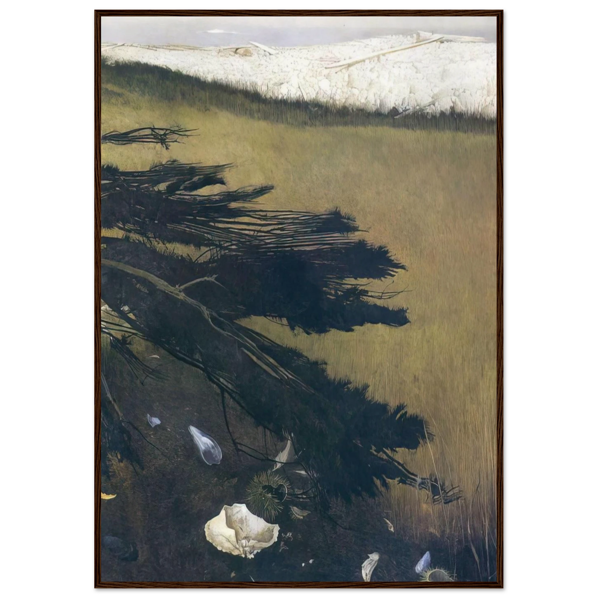 NOT DETECTED 47 Framed Poster | Andrew Wyeth Framed Prints Wall Art | Andrew Wyeth Prints