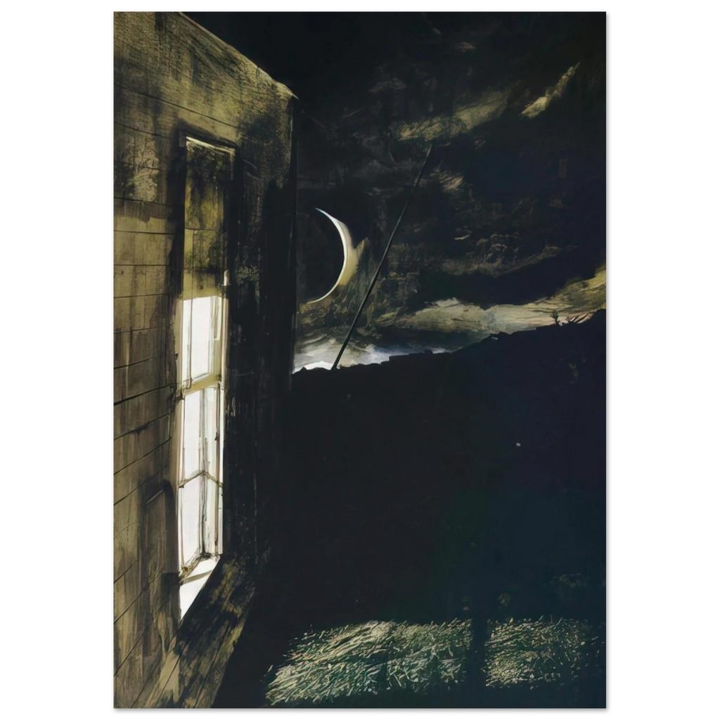 CRESCENT MOON Poster | Andrew Wyeth Poster | Andrew Wyeth Prints