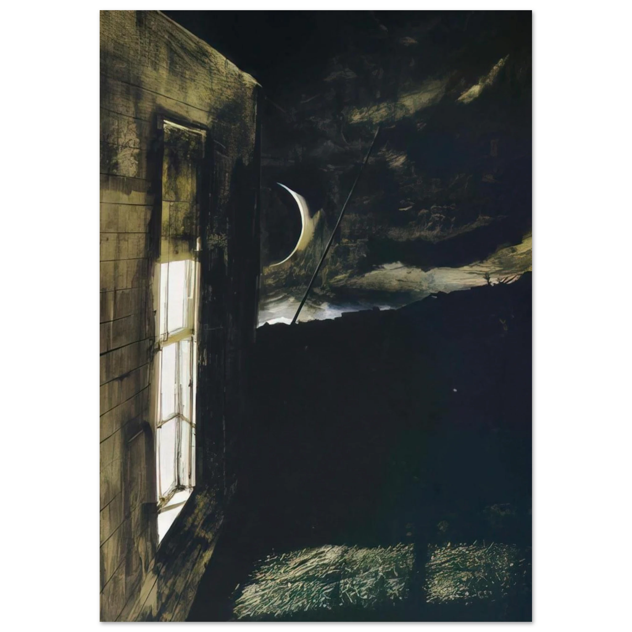 CRESCENT MOON Poster | Andrew Wyeth Poster | Andrew Wyeth Prints
