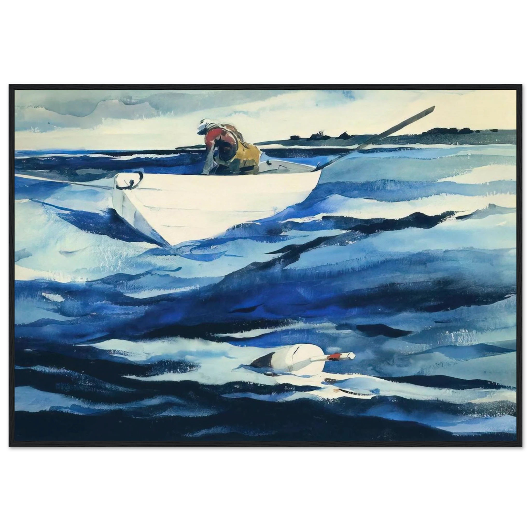THE LOBSTERMAN Framed Poster | Andrew Wyeth Framed Prints Wall Art | Andrew Wyeth Prints