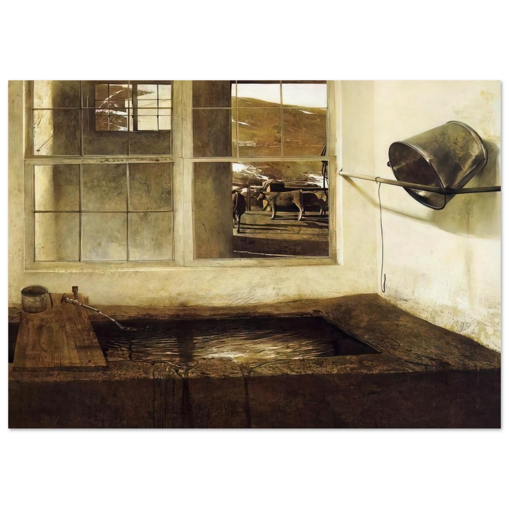 SPRING FED Poster | Andrew Wyeth Poster | Andrew Wyeth Prints