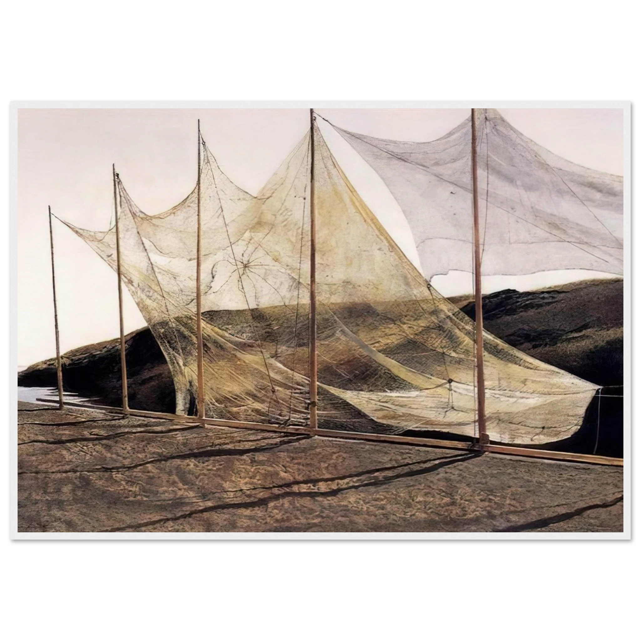 PENTECOST 1989 Framed Poster | Andrew Wyeth Framed Prints Wall Art | Andrew Wyeth Prints