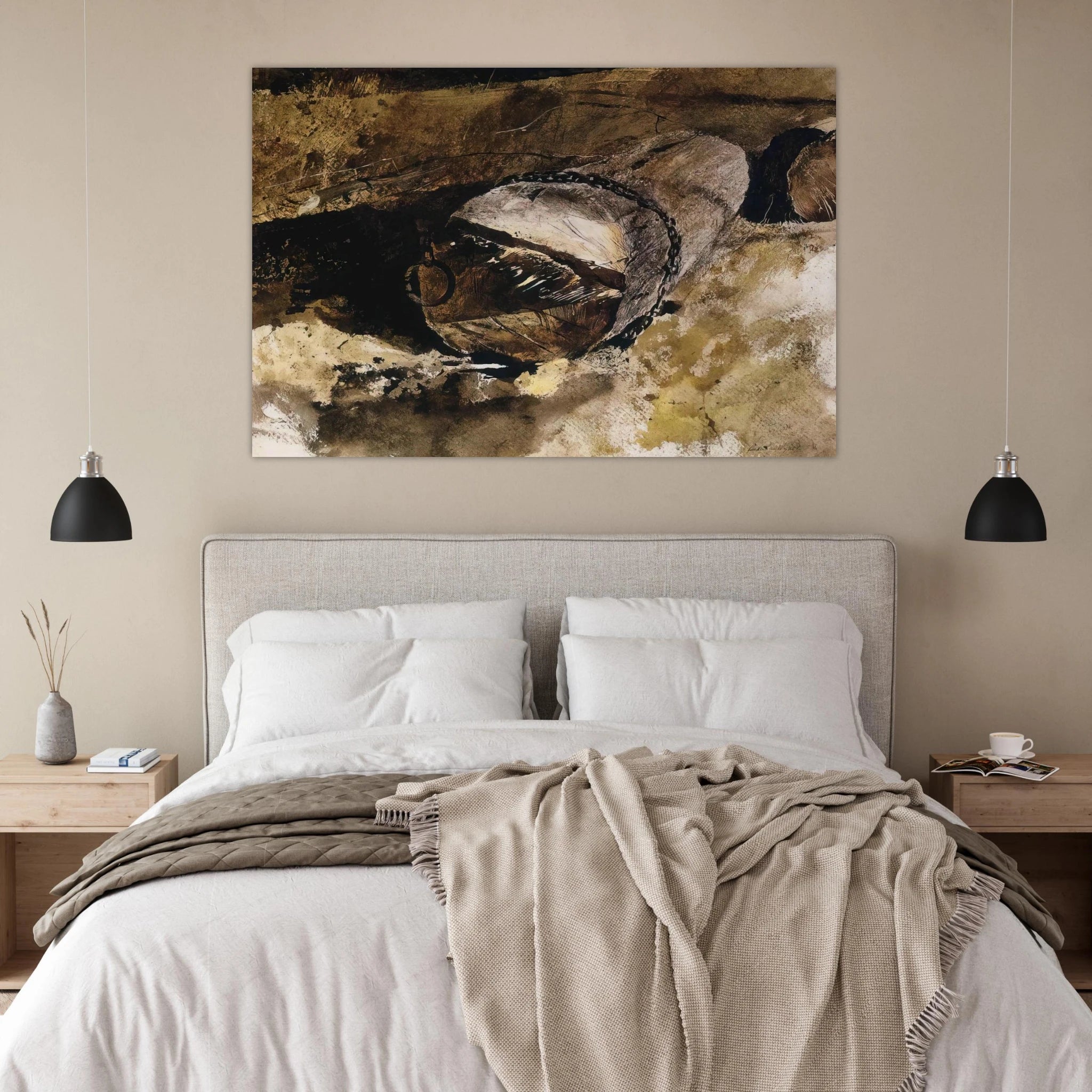 LOG CHAIN Poster | Andrew Wyeth Poster | Andrew Wyeth Prints