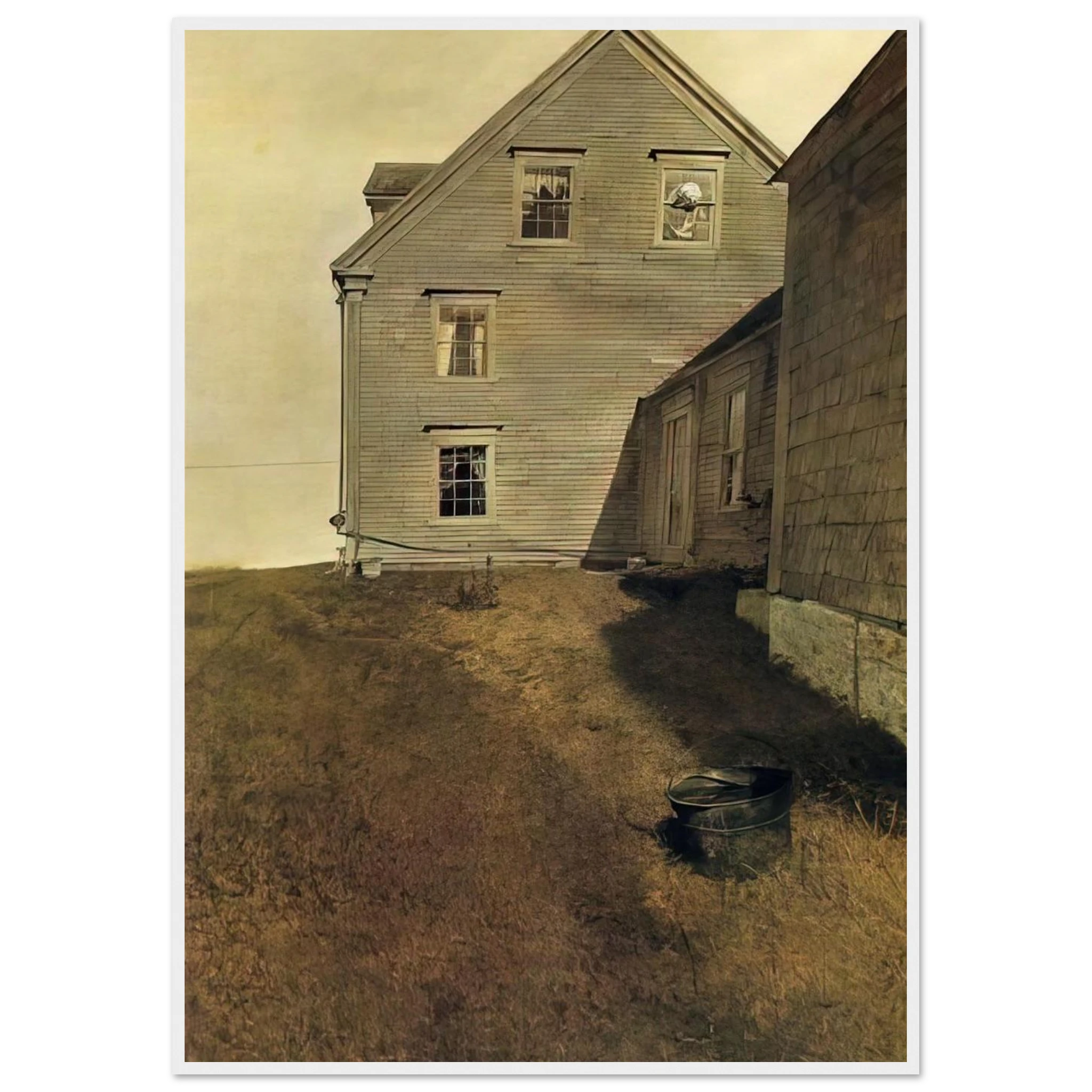 WEATHERSIDE Framed Poster | Andrew Wyeth Framed Prints Wall Art | Andrew Wyeth Prints