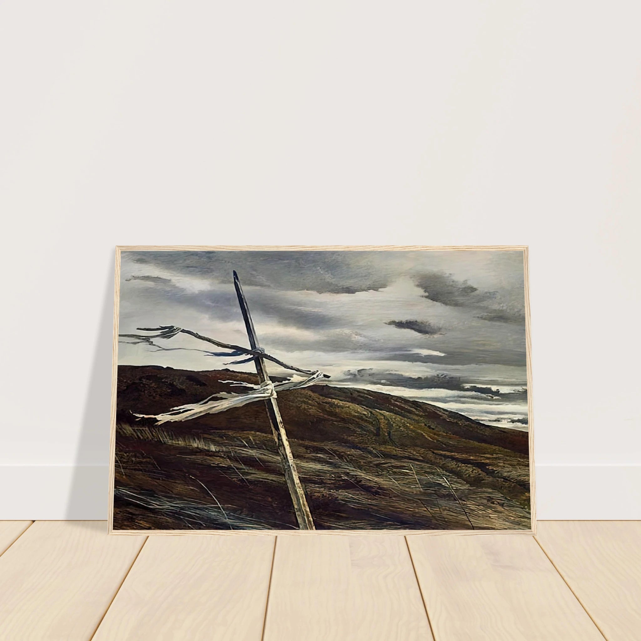 DODGES RIDGE 1947 Framed Poster | Andrew Wyeth Framed Prints Wall Art | Andrew Wyeth Prints