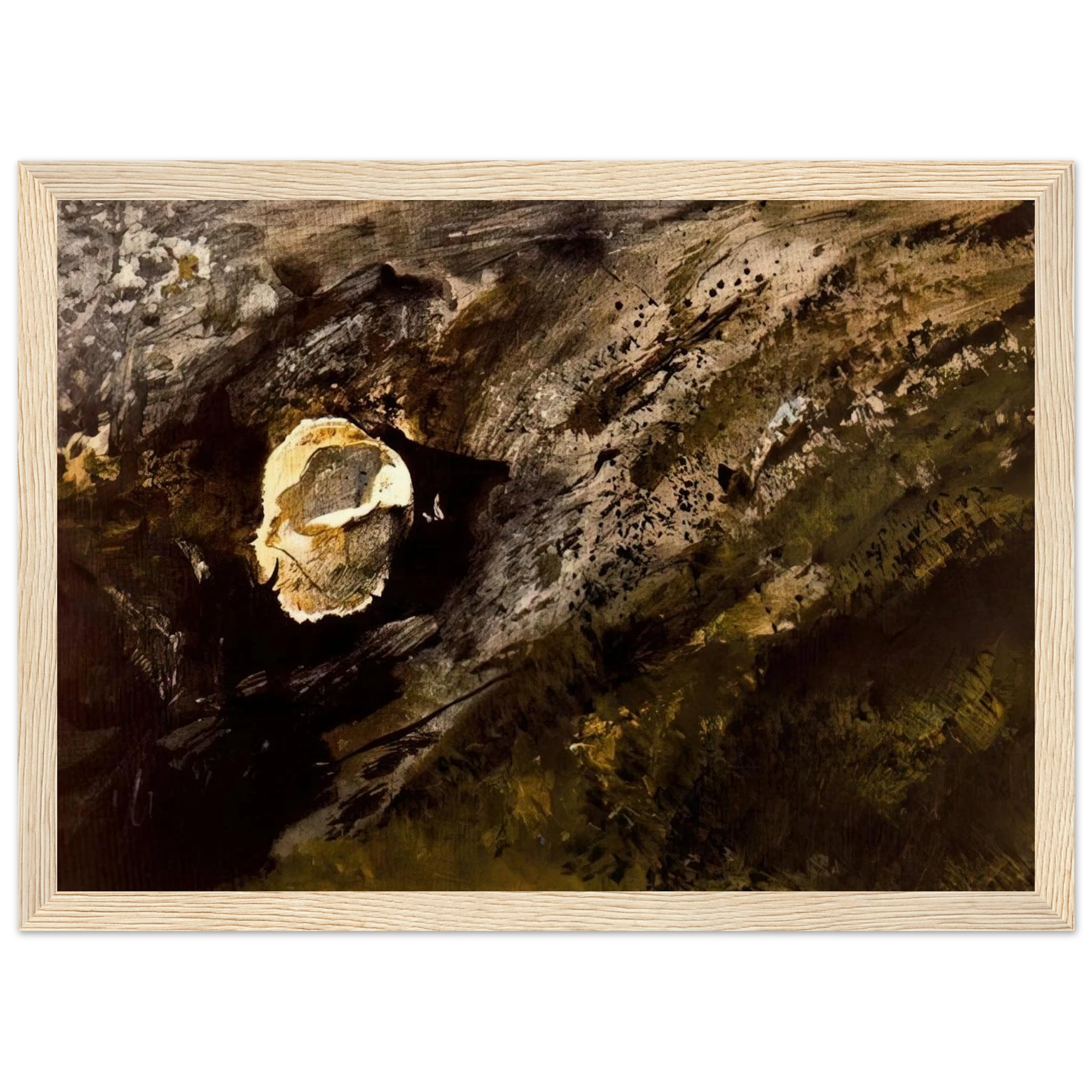 INLAND SHELL Framed Poster | Andrew Wyeth Framed Prints Wall Art | Andrew Wyeth Prints