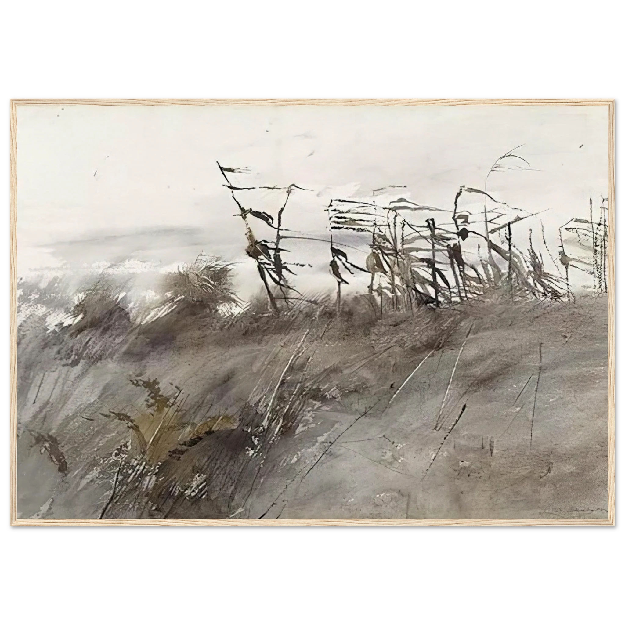 NOVEMBER FIRST 1950 Framed Poster | Andrew Wyeth Framed Prints Wall Art | Andrew Wyeth Prints