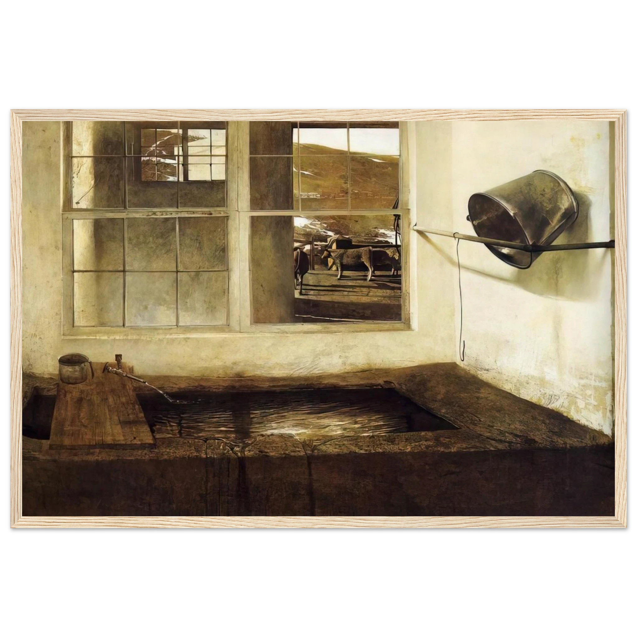SPRING FED Framed Poster | Andrew Wyeth Framed Prints Wall Art | Andrew Wyeth Prints