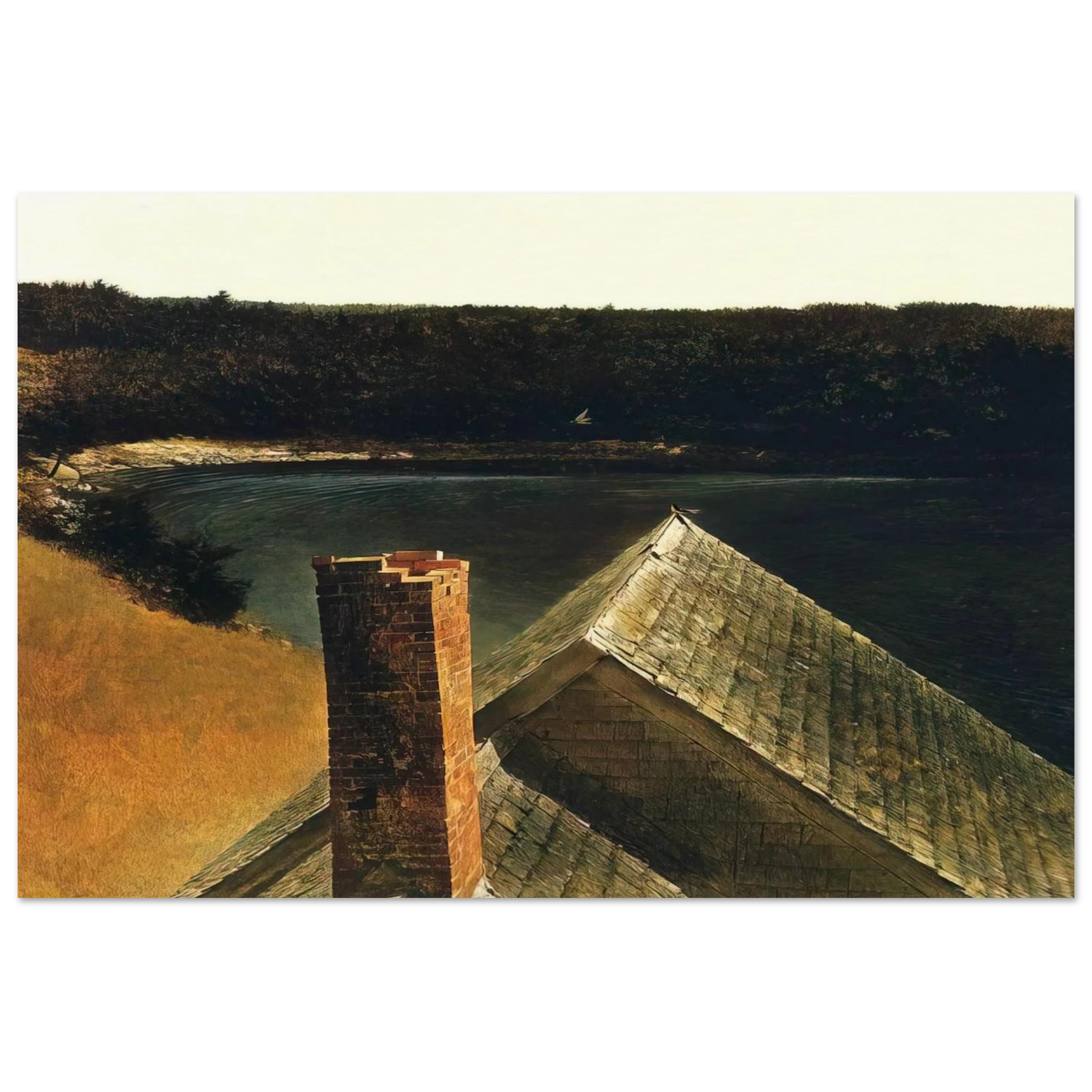 END OF OLSONS Poster | Andrew Wyeth Poster | Andrew Wyeth Prints