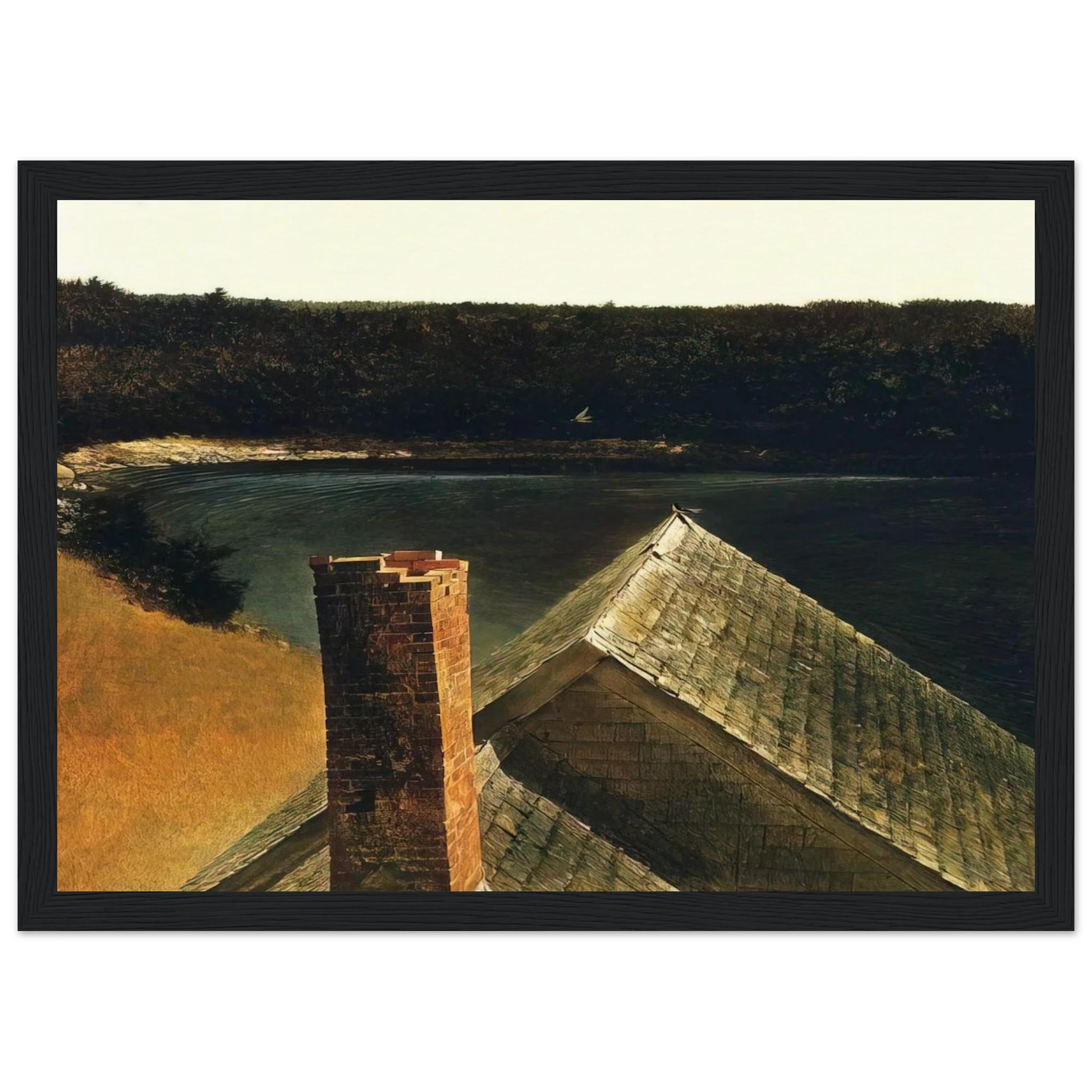 END OF OLSONS Framed Poster | Andrew Wyeth Framed Prints Wall Art | Andrew Wyeth Prints