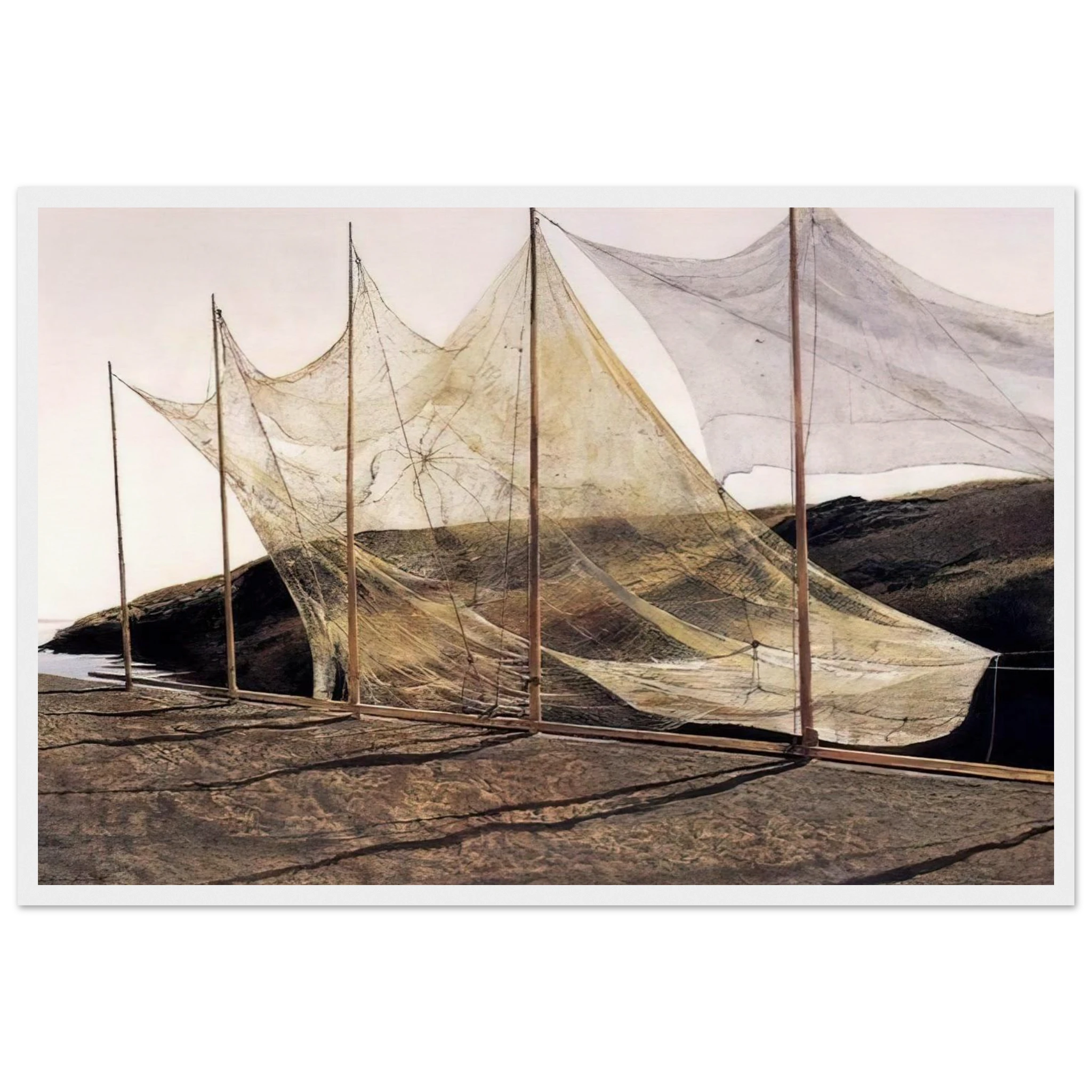 PENTECOST 1989 Framed Poster | Andrew Wyeth Framed Prints Wall Art | Andrew Wyeth Prints