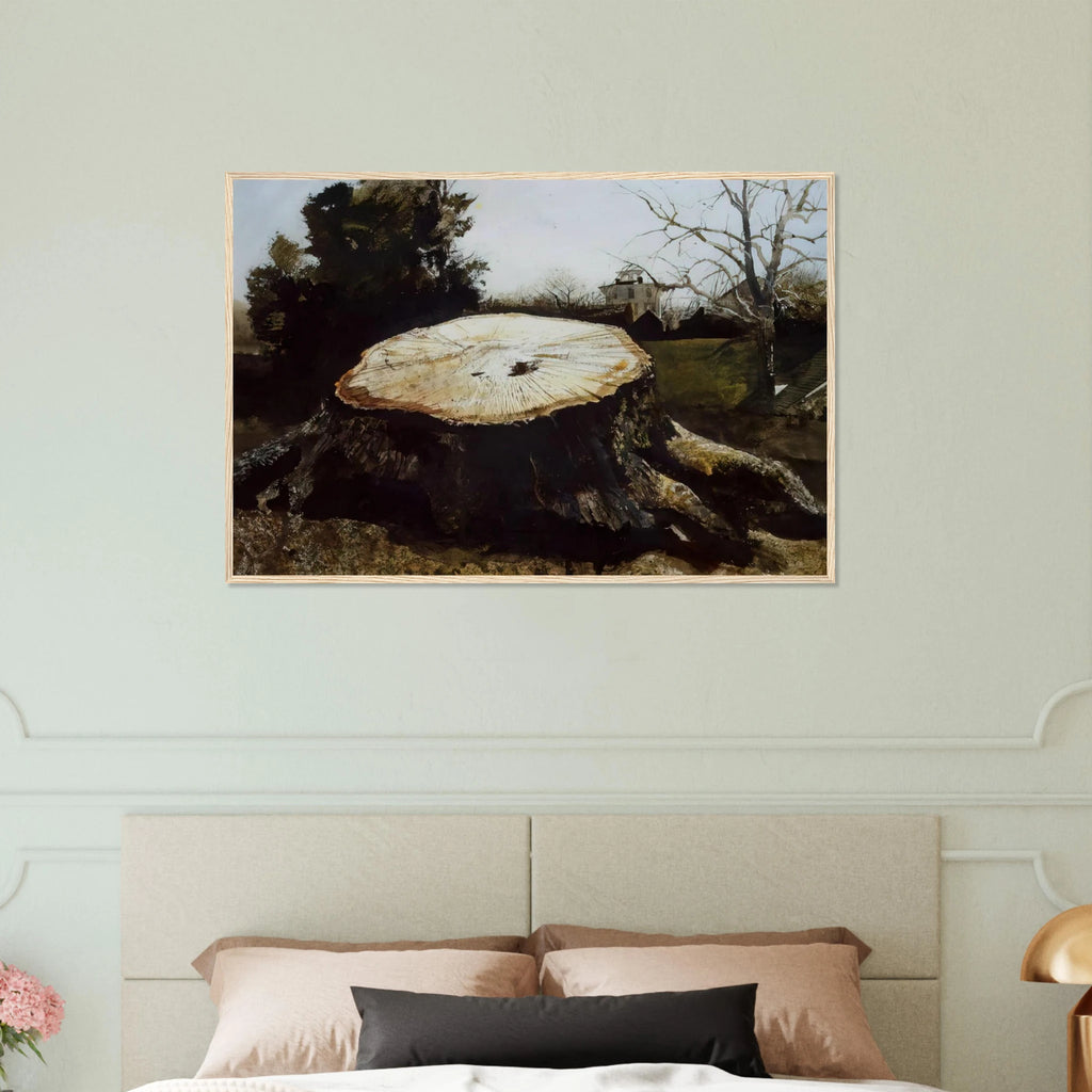 THE BIG OAK Framed Poster | Andrew Wyeth Framed Prints Wall Art | Andrew Wyeth Prints