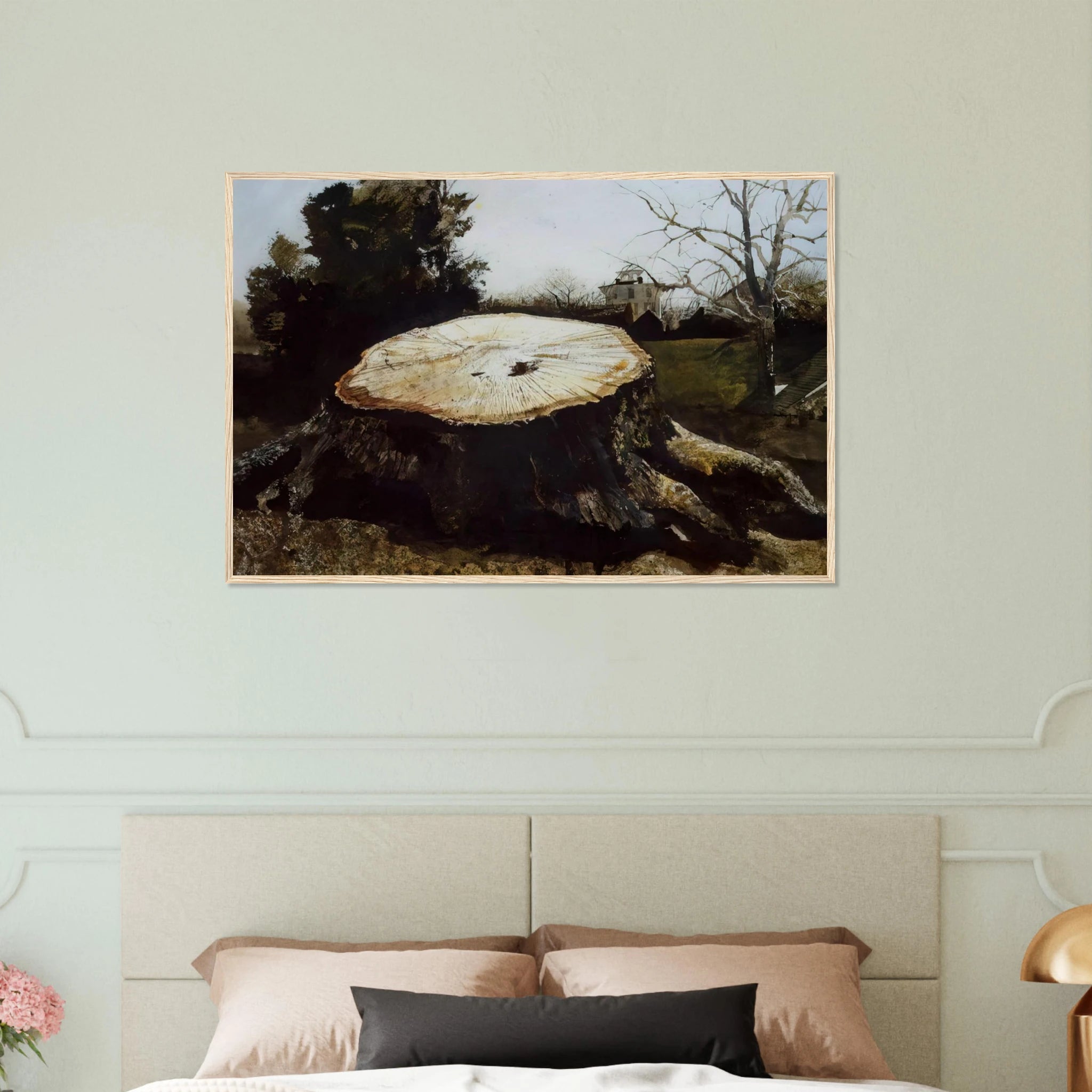 THE BIG OAK Framed Poster | Andrew Wyeth Framed Prints Wall Art | Andrew Wyeth Prints