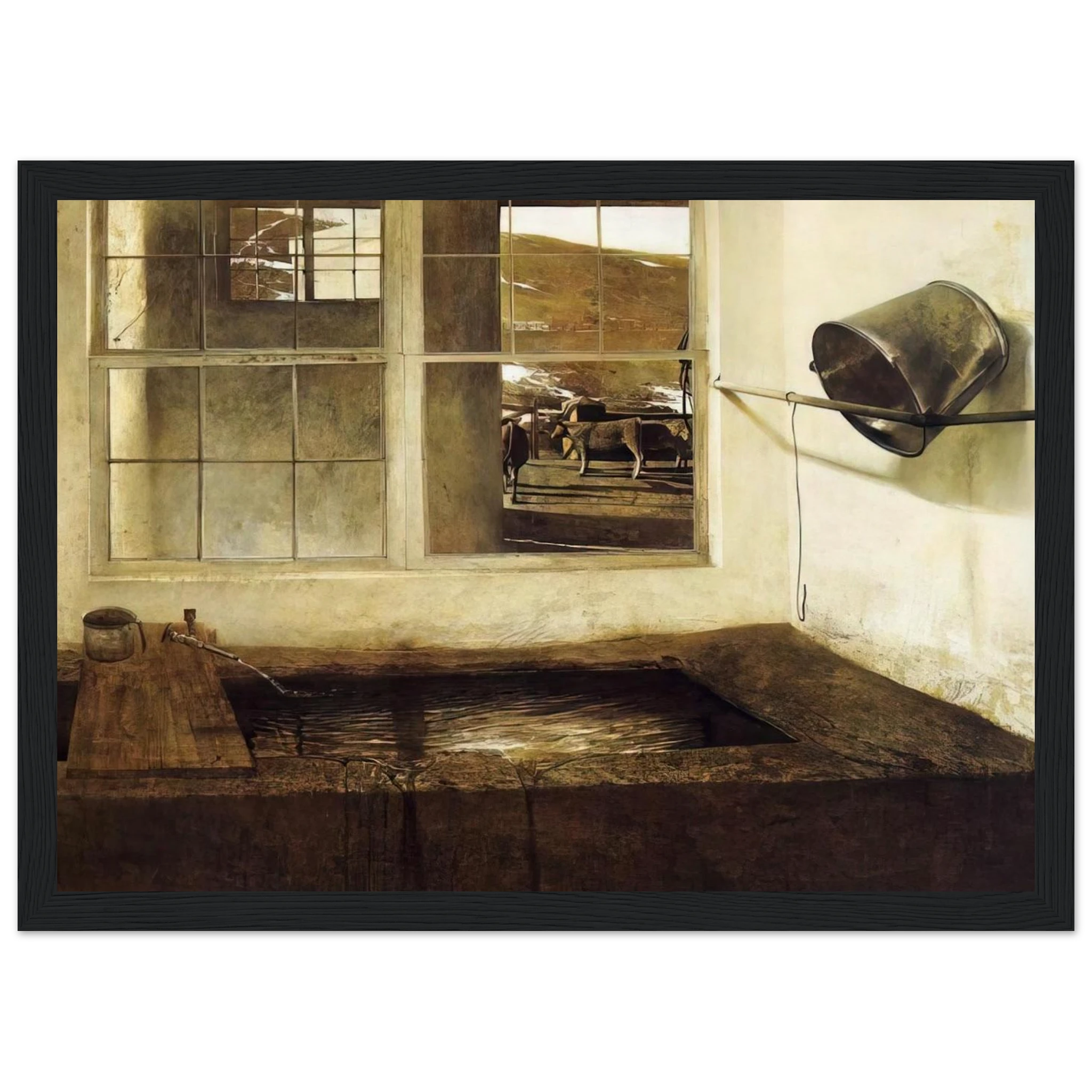 SPRING FED Framed Poster | Andrew Wyeth Framed Prints Wall Art | Andrew Wyeth Prints