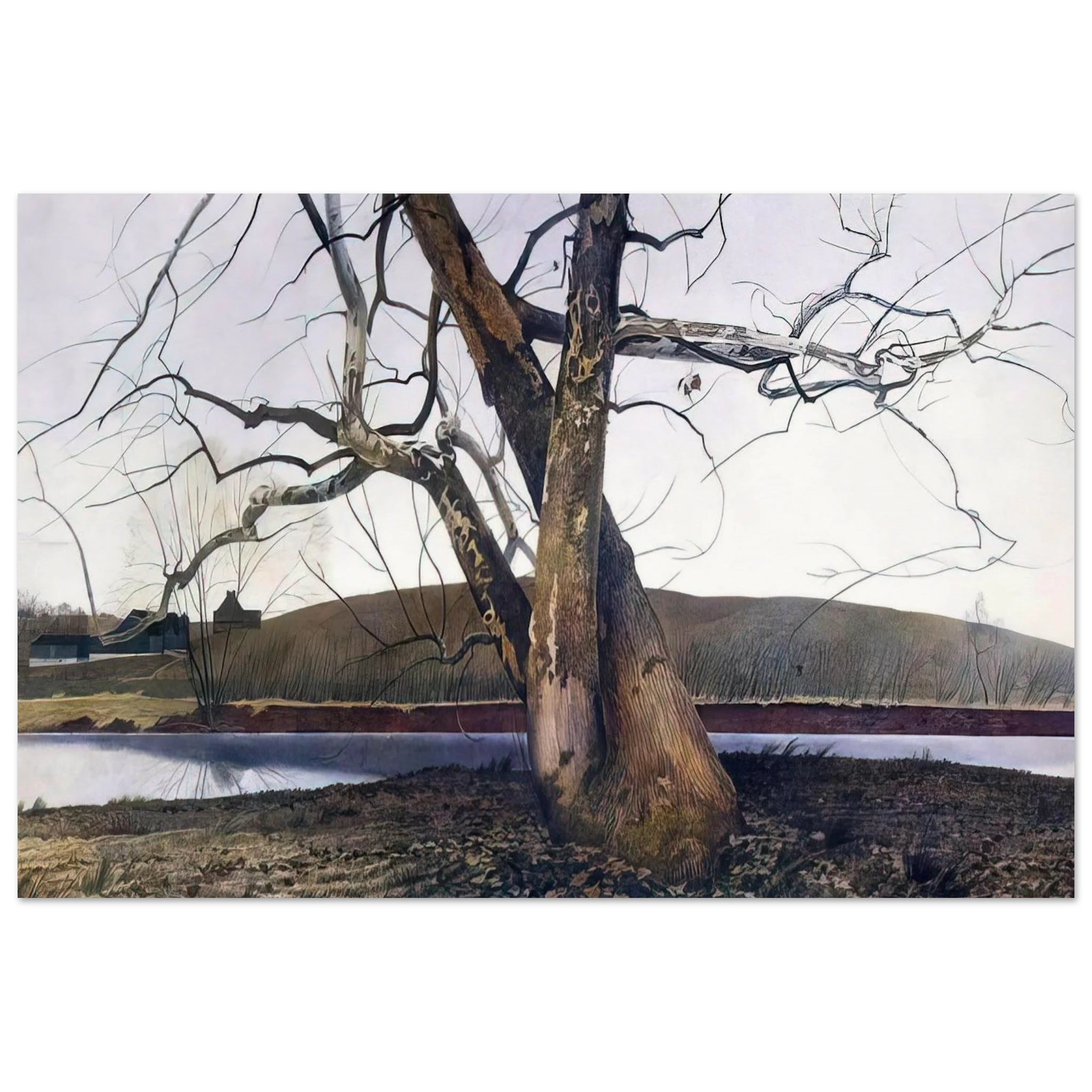 DIL HUEY FARM Poster | Andrew Wyeth Poster | Andrew Wyeth Prints