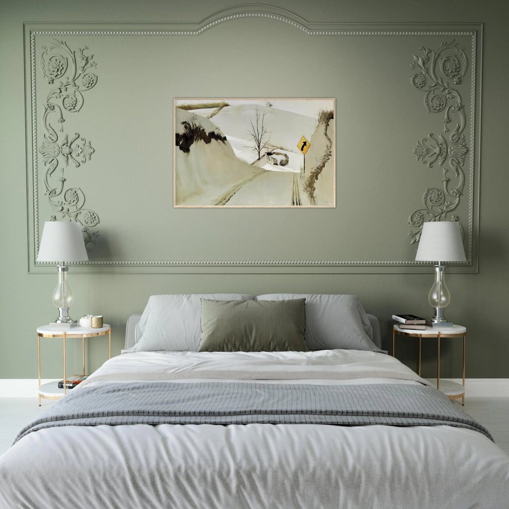 RING ROAD Framed Poster | Andrew Wyeth Framed Prints Wall Art | Andrew Wyeth Prints