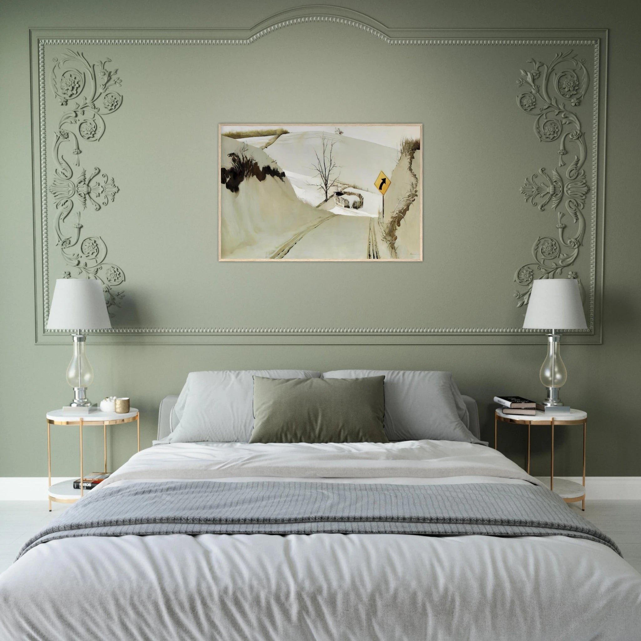 RING ROAD Framed Poster | Andrew Wyeth Framed Prints Wall Art | Andrew Wyeth Prints