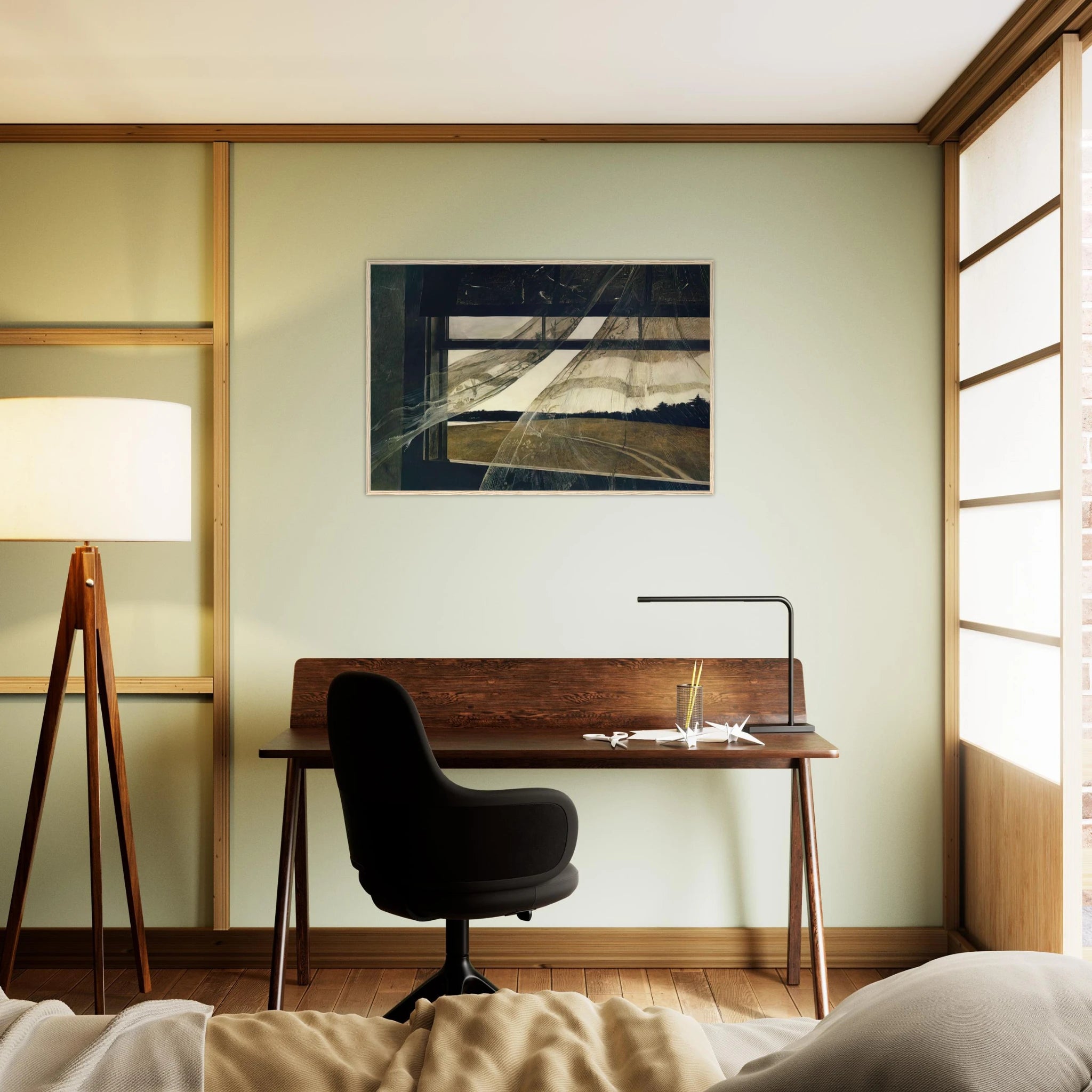 WIND FROM THE SEA 1947 Framed Poster | Andrew Wyeth Framed Prints Wall Art | Andrew Wyeth Prints