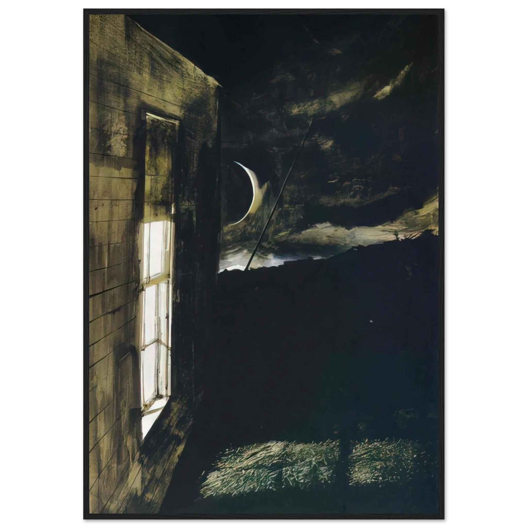 CRESCENT MOON Framed Poster | Andrew Wyeth Framed Prints Wall Art | Andrew Wyeth Prints