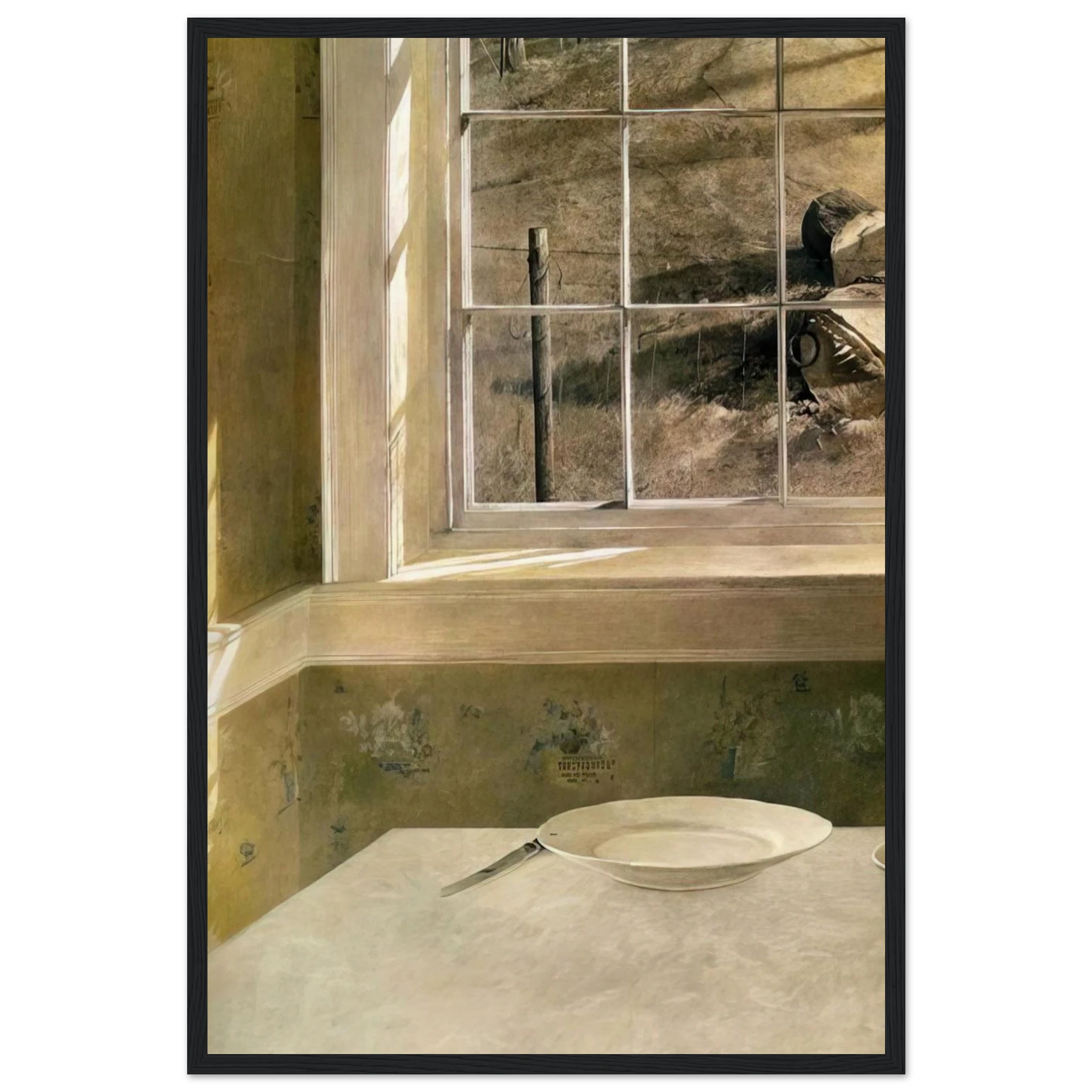 GROUNDHOG DAY Framed Poster | Andrew Wyeth Framed Prints Wall Art | Andrew Wyeth Prints
