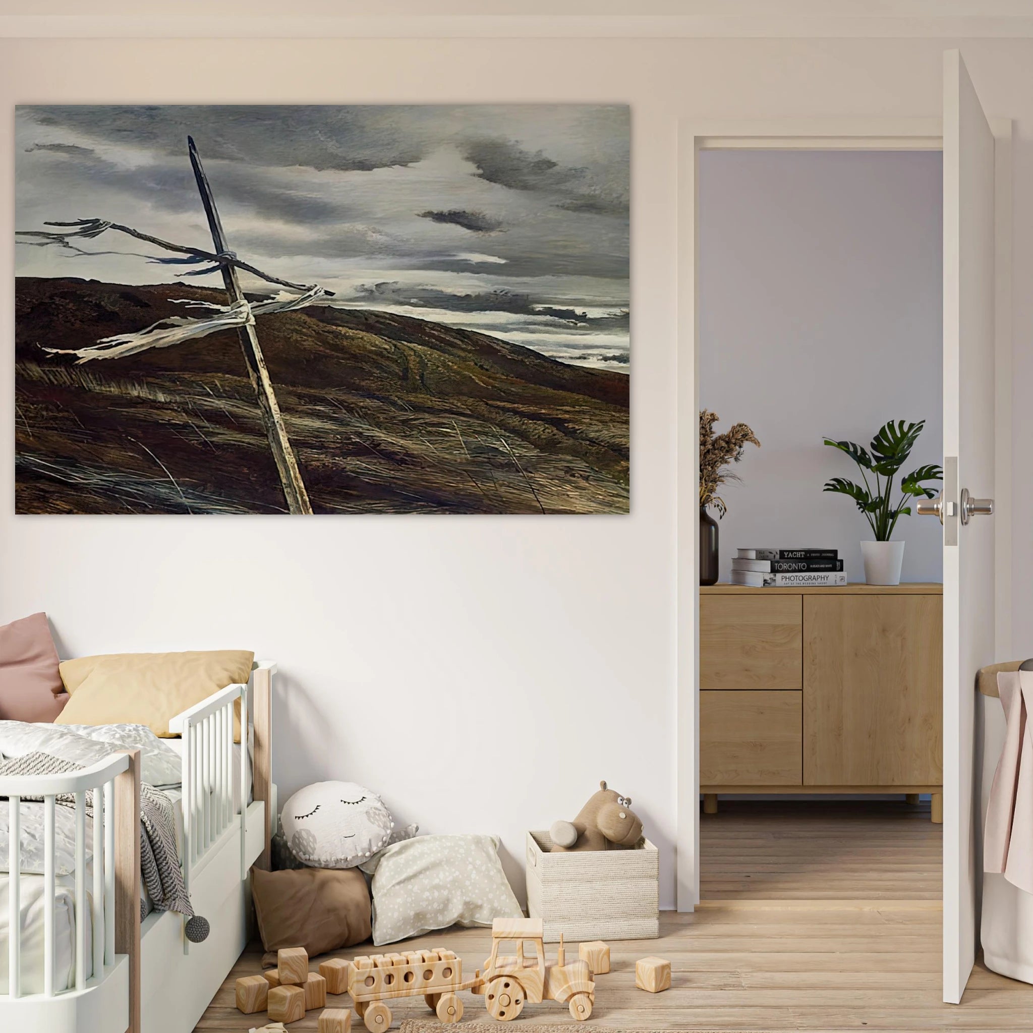 DODGES RIDGE 1947 Poster | Andrew Wyeth Poster | Andrew Wyeth Prints