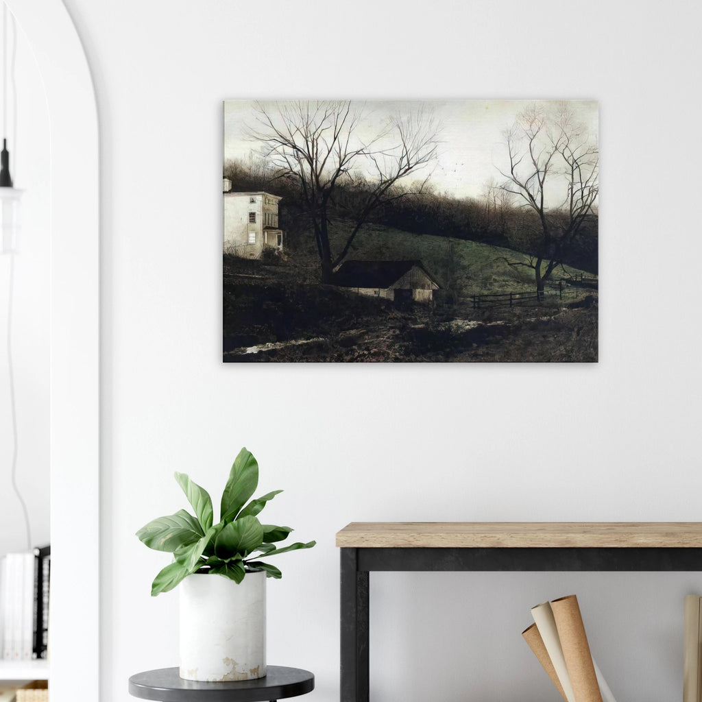 EVENING AT KUERNERS Canvas | Andrew Wyeth Canvas | Andrew Wyeth Prints
