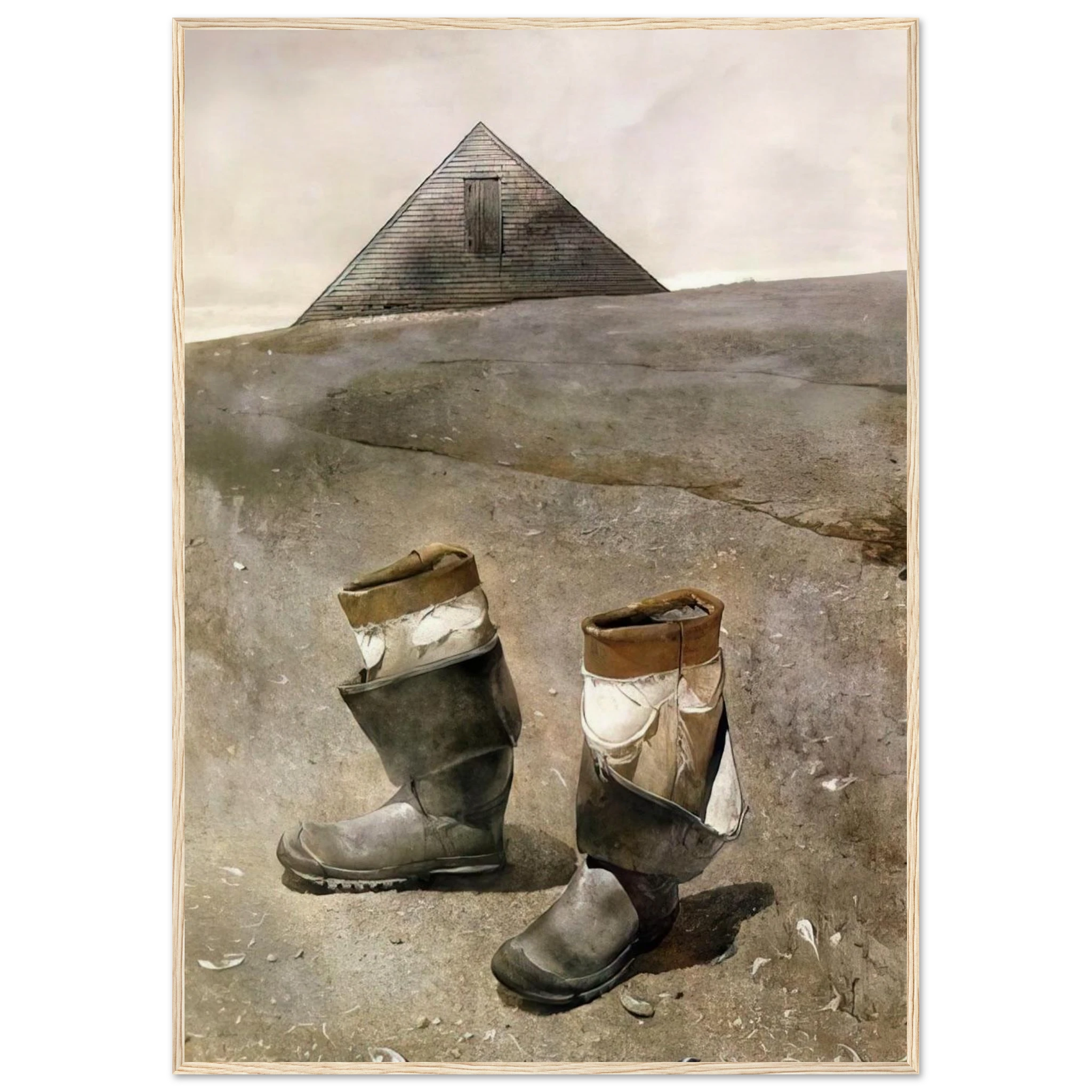 SEA BOOTS Framed Poster | Andrew Wyeth Framed Prints Wall Art | Andrew Wyeth Prints