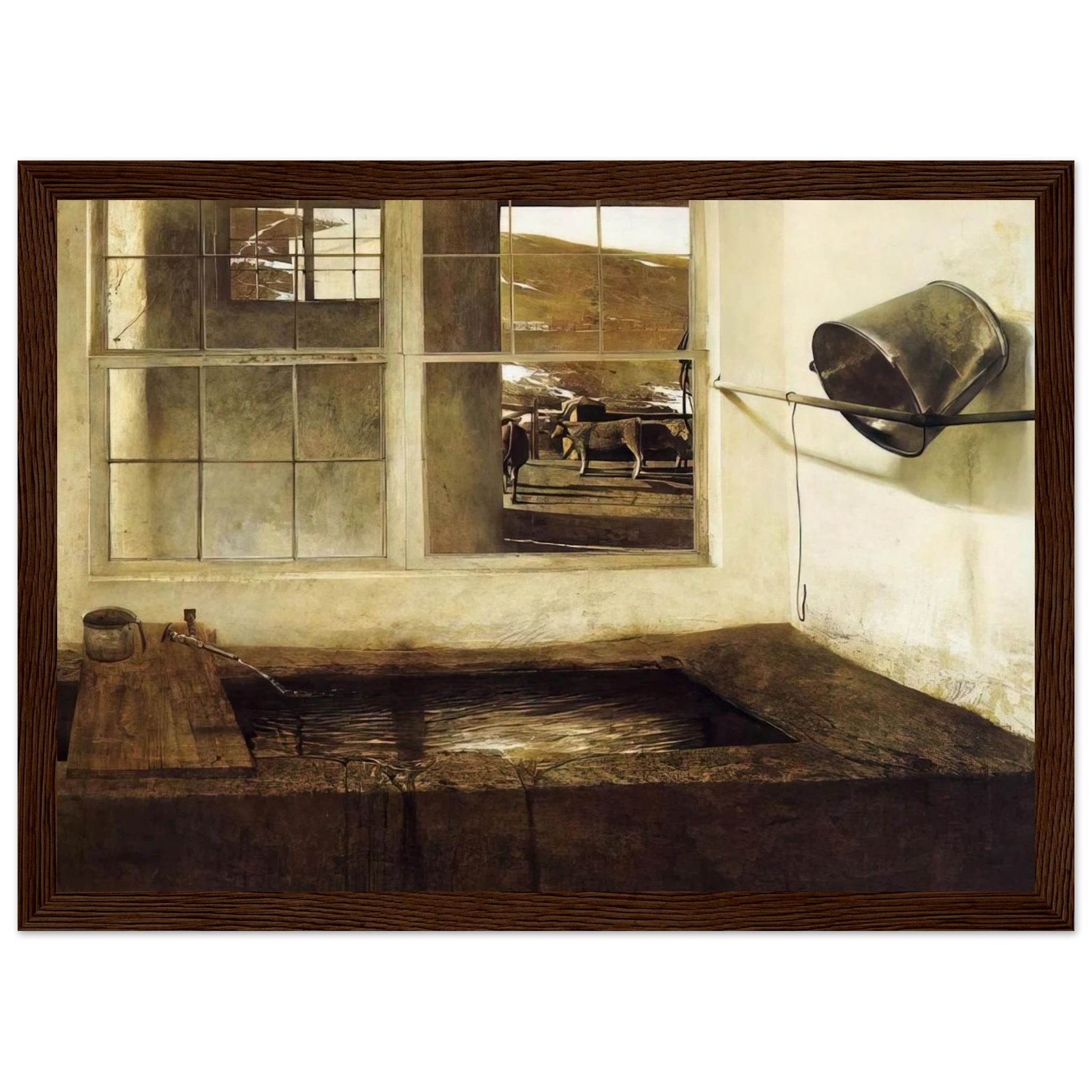 SPRING FED Framed Poster | Andrew Wyeth Framed Prints Wall Art | Andrew Wyeth Prints