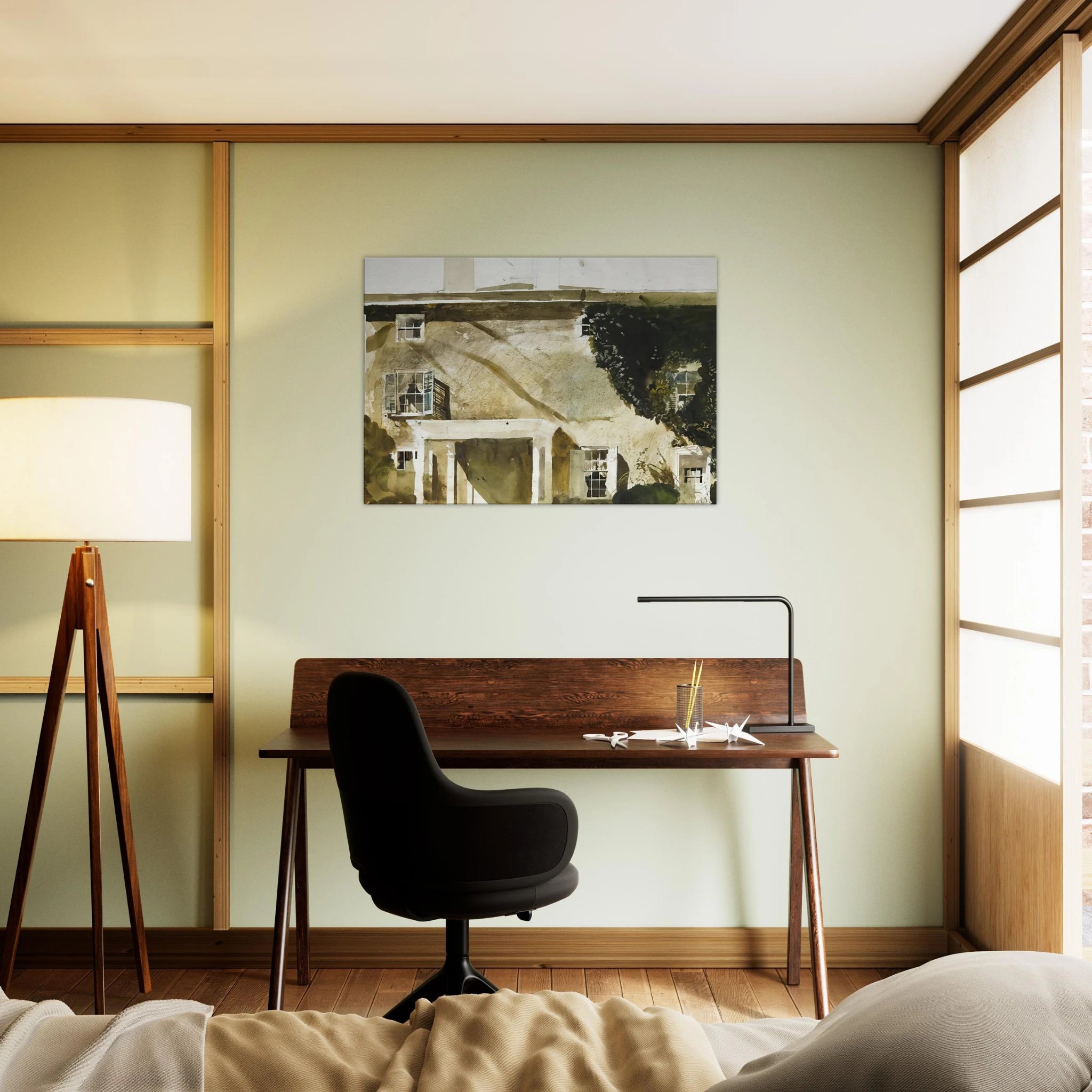 THE HATTON HOUSE 1967 Canvas | Andrew Wyeth Canvas | Andrew Wyeth Prints