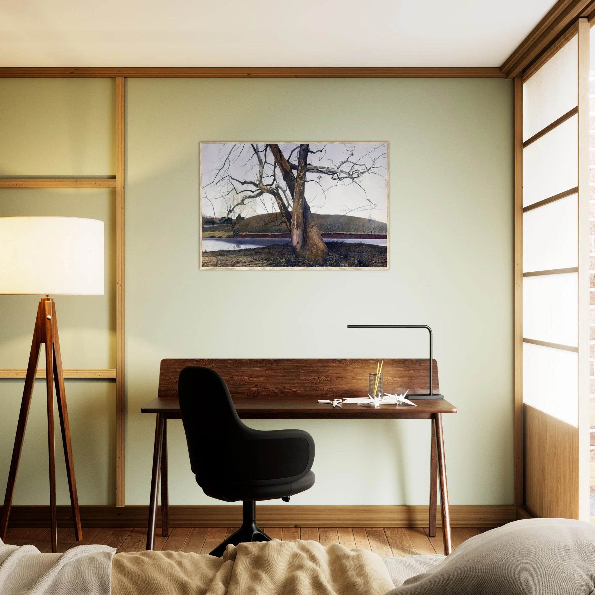 DIL HUEY FARM Framed Poster | Andrew Wyeth Framed Prints Wall Art | Andrew Wyeth Prints