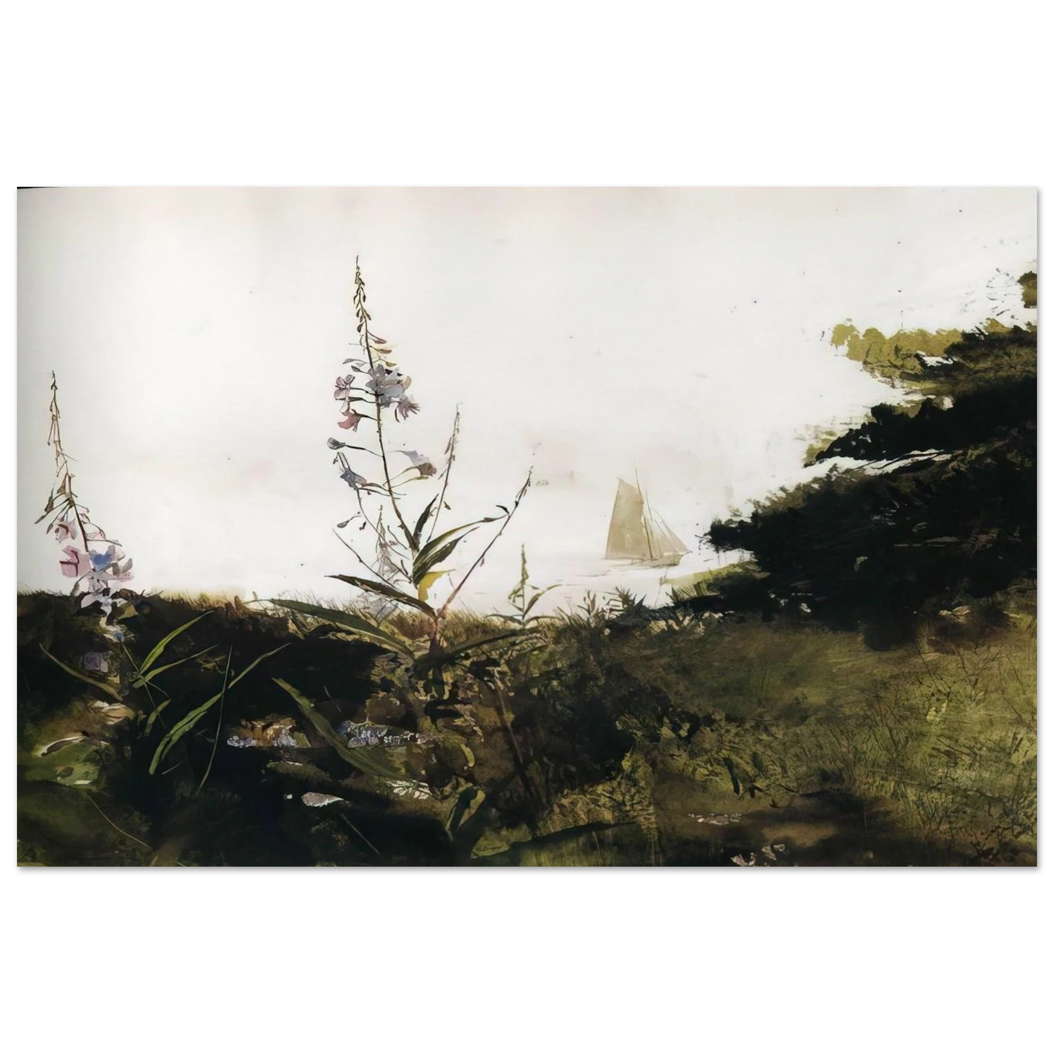 UNDER SAIL Poster | Andrew Wyeth Poster | Andrew Wyeth Prints