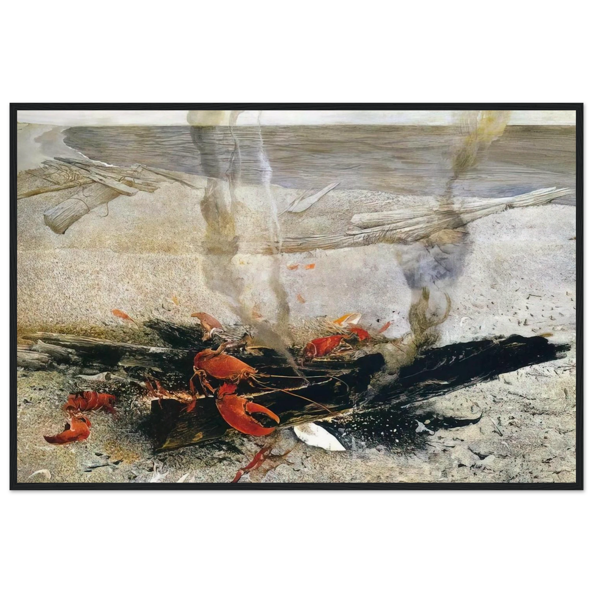 EMBERS 2000 Framed Poster | Andrew Wyeth Framed Prints Wall Art | Andrew Wyeth Prints