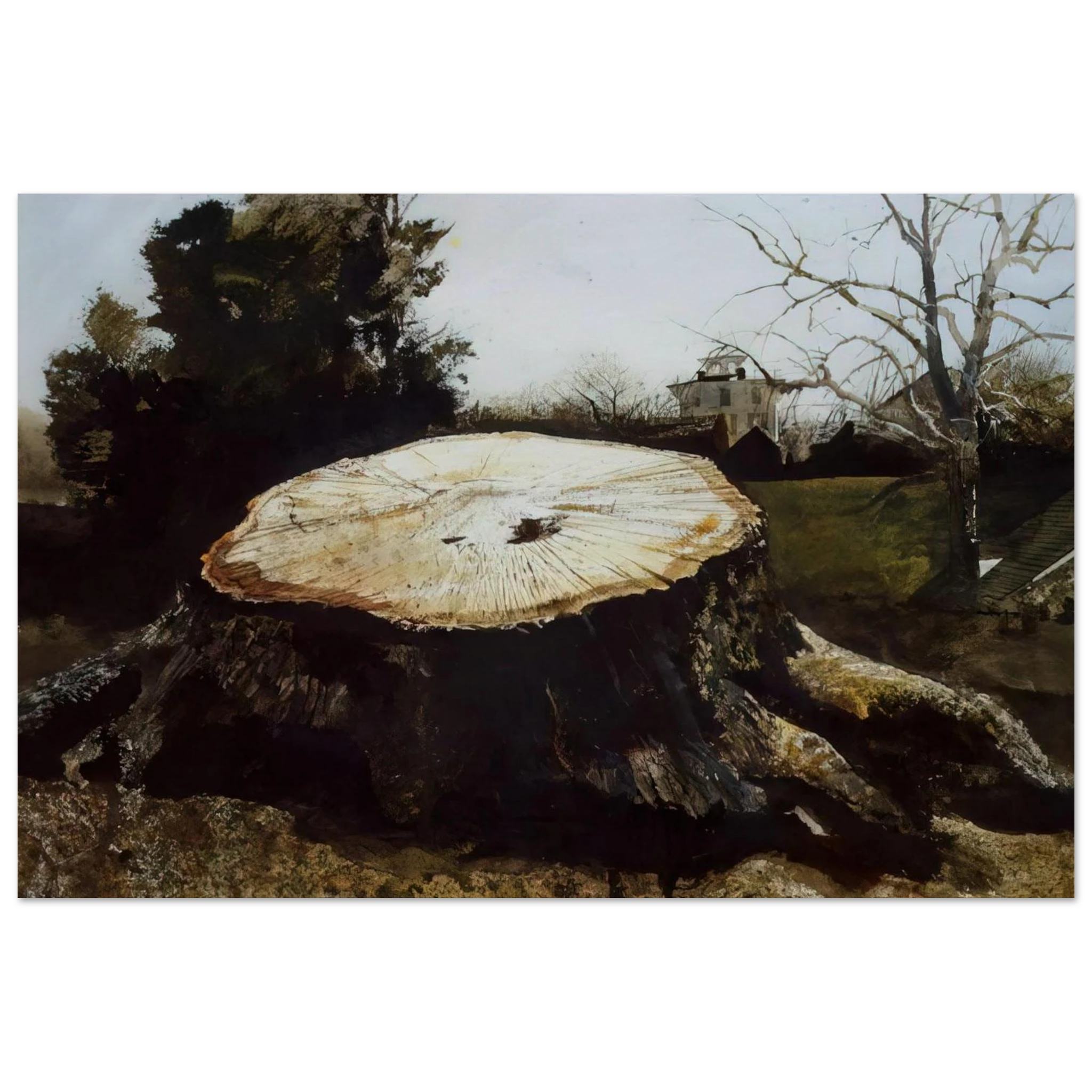THE BIG OAK Poster | Andrew Wyeth Poster | Andrew Wyeth Prints