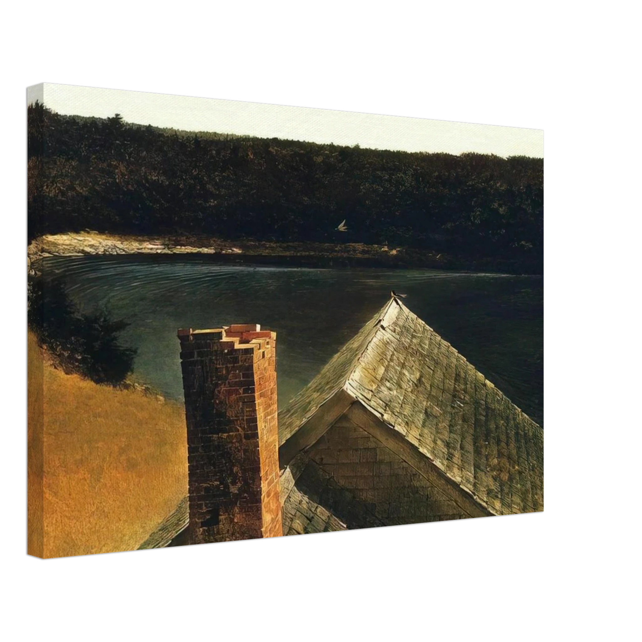 END OF OLSONS Canvas | Andrew Wyeth Canvas | Andrew Wyeth Prints
