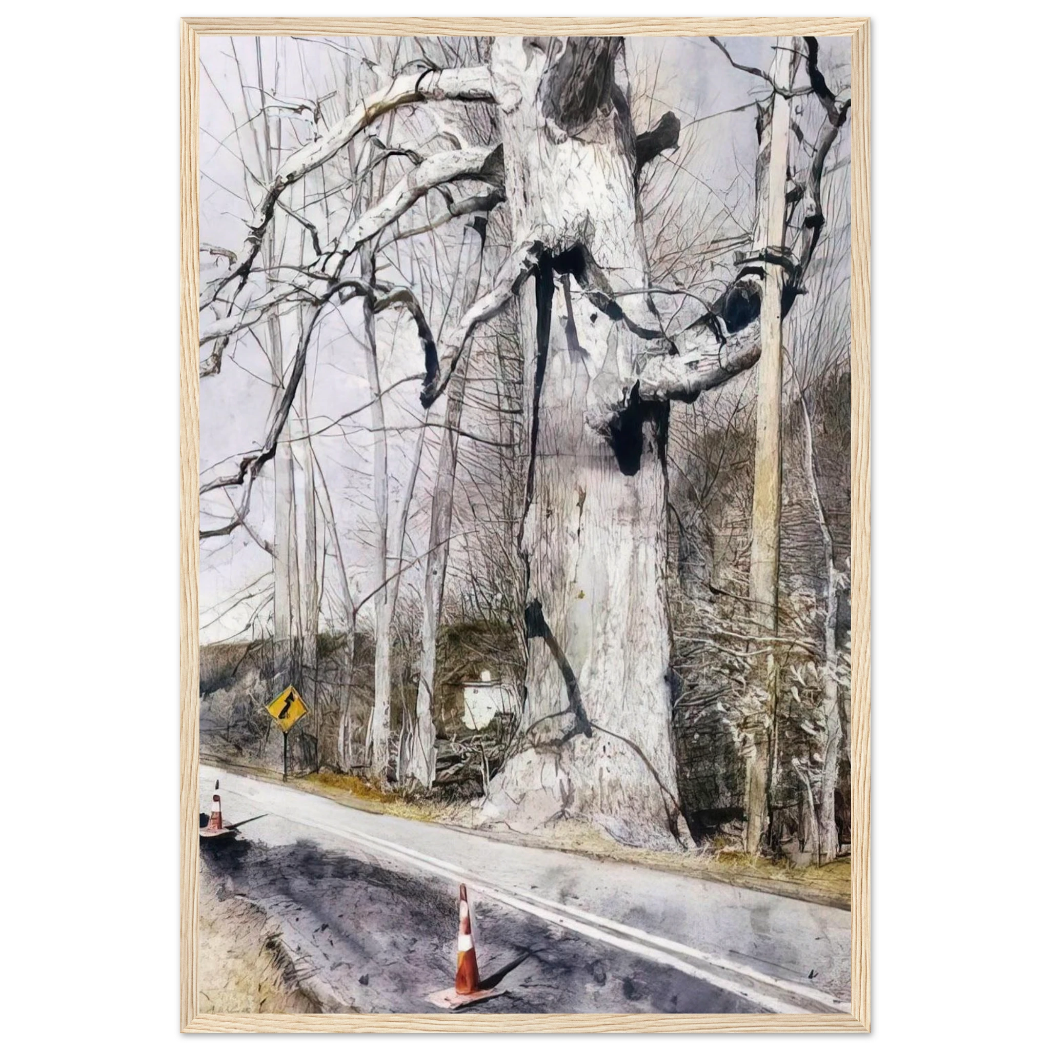 WALKING STICK Framed Poster | Andrew Wyeth Framed Prints Wall Art | Andrew Wyeth Prints