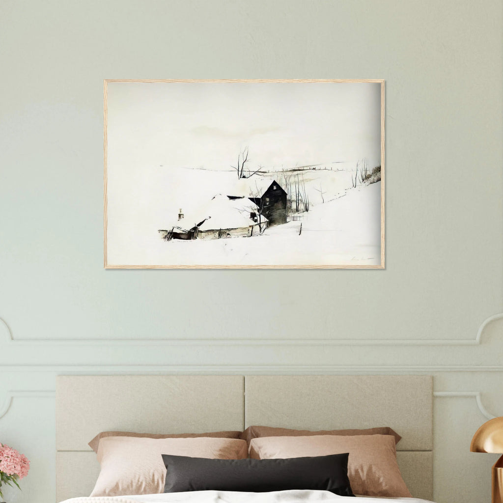 THE CORNER Framed Poster | Andrew Wyeth Framed Prints Wall Art | Andrew Wyeth Prints