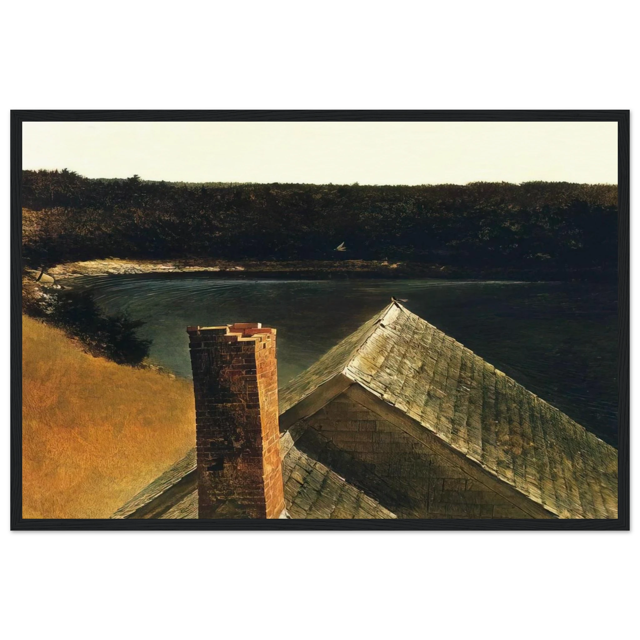 END OF OLSONS Framed Poster | Andrew Wyeth Framed Prints Wall Art | Andrew Wyeth Prints