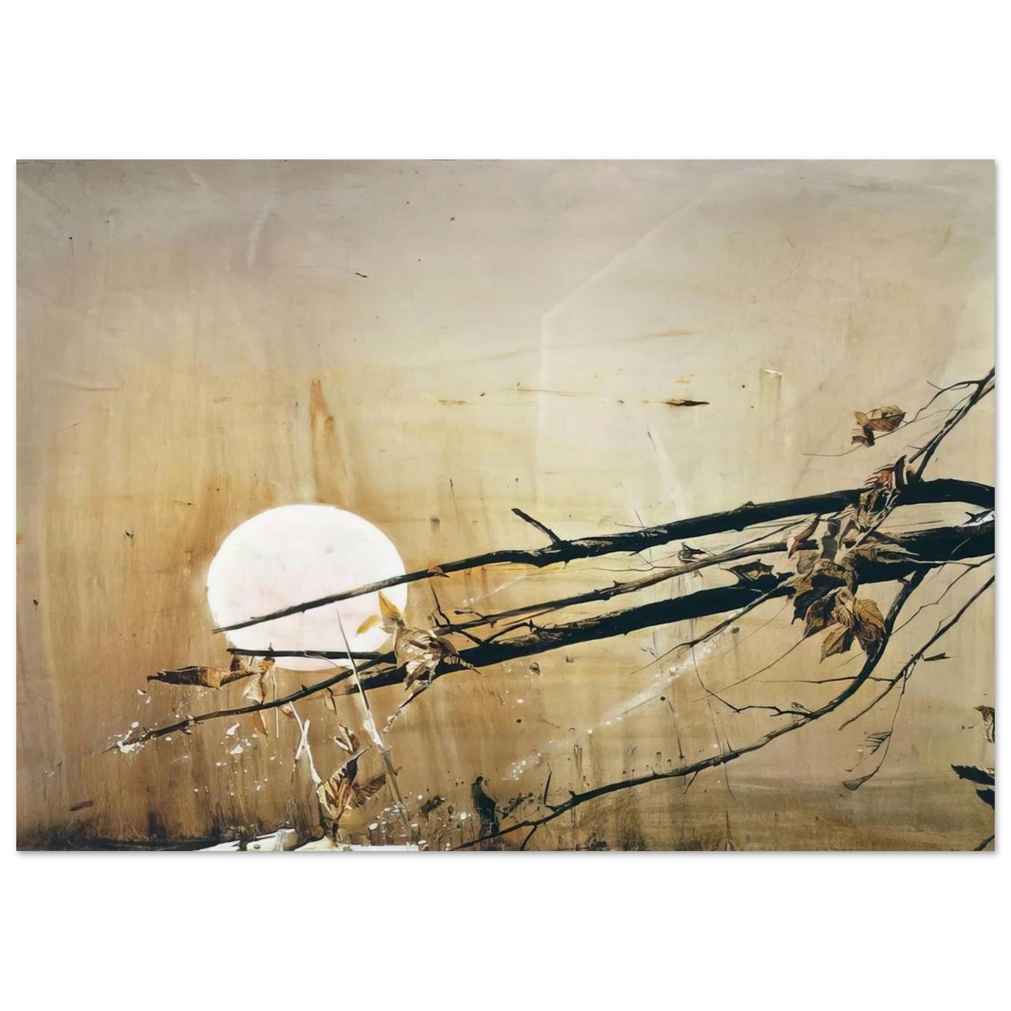 FULL MOON 1980 Poster | Andrew Wyeth Poster | Andrew Wyeth Prints