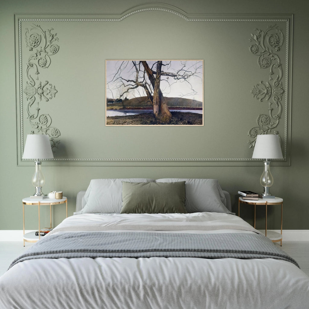 DIL HUEY FARM Framed Poster | Andrew Wyeth Framed Prints Wall Art | Andrew Wyeth Prints